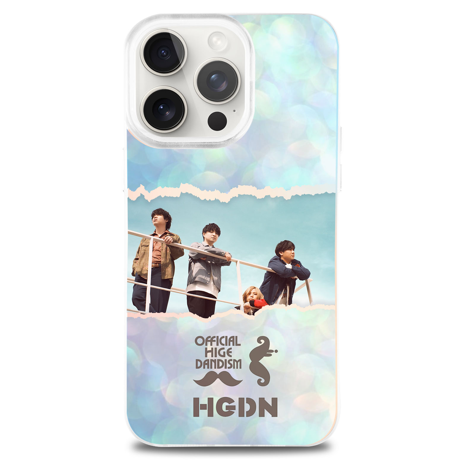 レーザーグラデーションスマートフォンケース-【Official髭男dism】-YITOTO™推し活がもっと楽しくなる