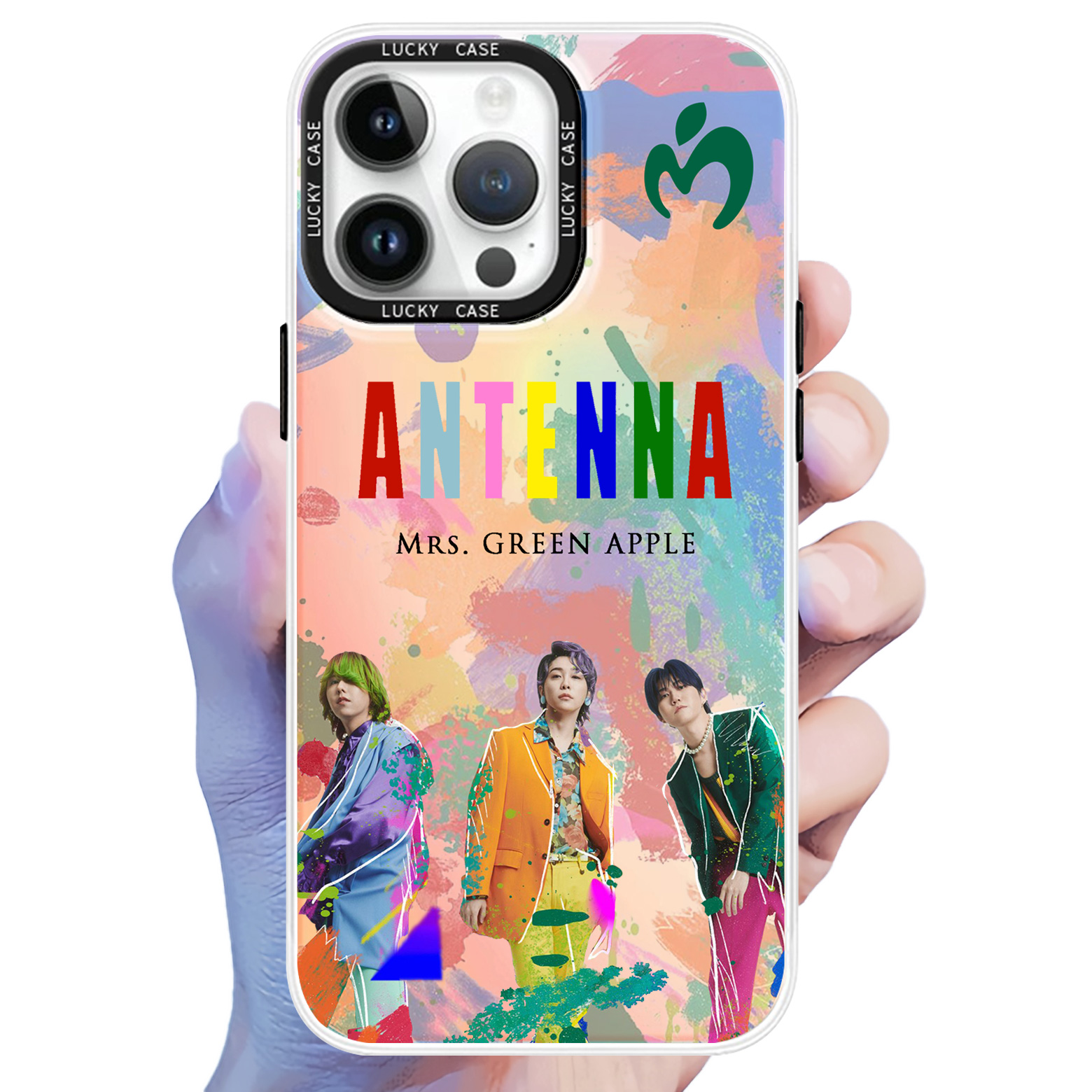 レーザーグラデーションスマートフォンケース【MrsGREENAPPLE/ミセス】