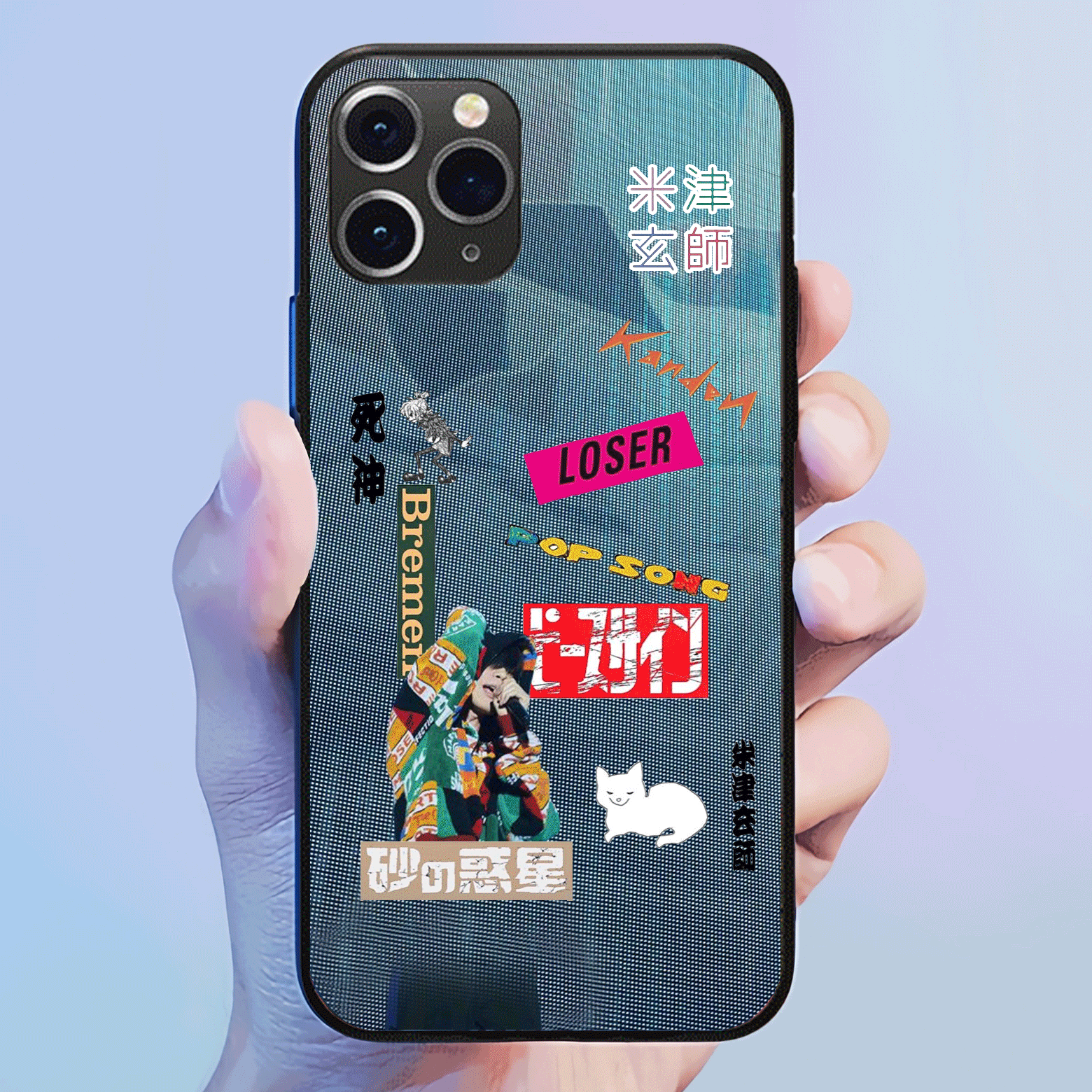 発光するスマートフォンケース 【米津玄師】