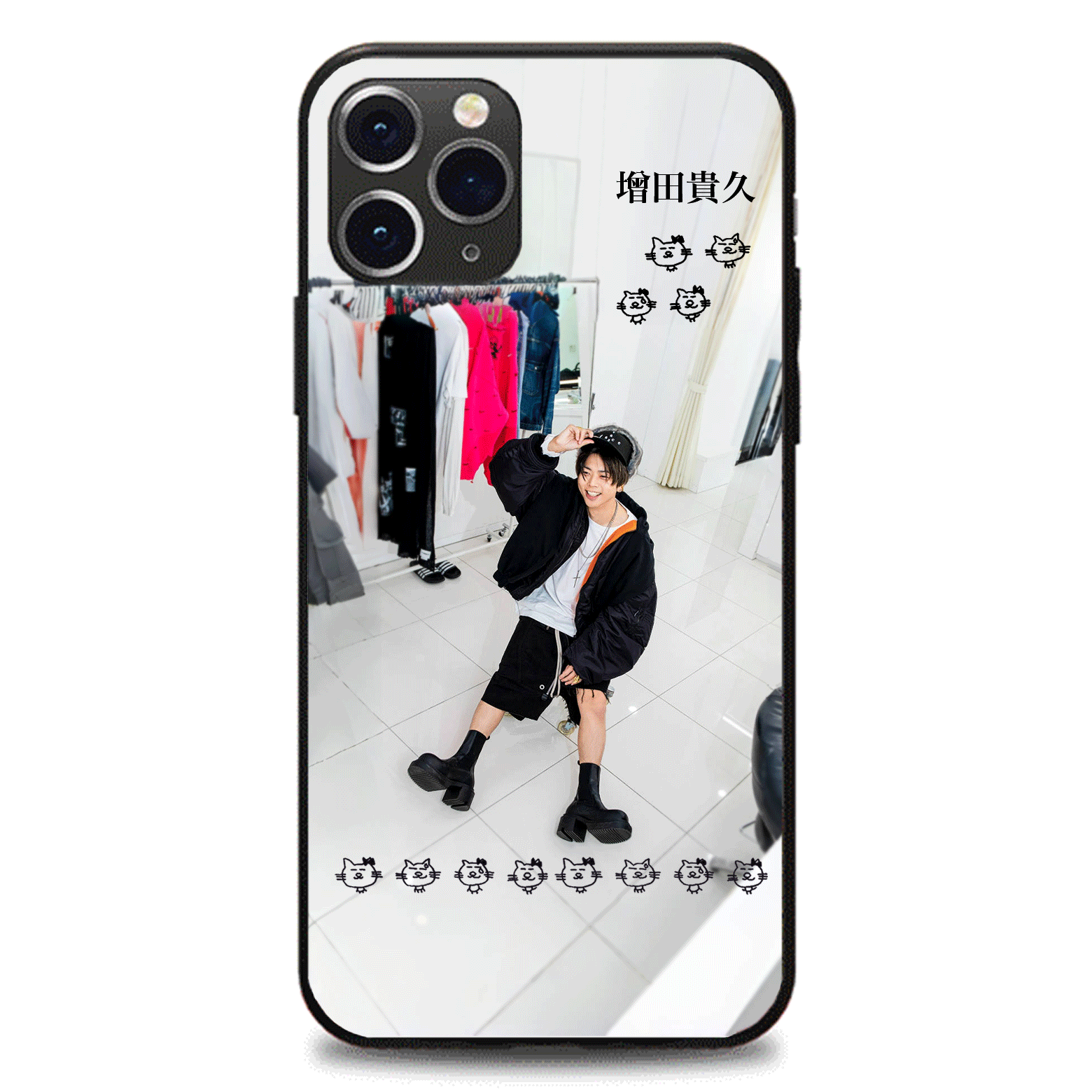 発光するスマートフォンケース 【増田貴久/喜怒哀楽】
