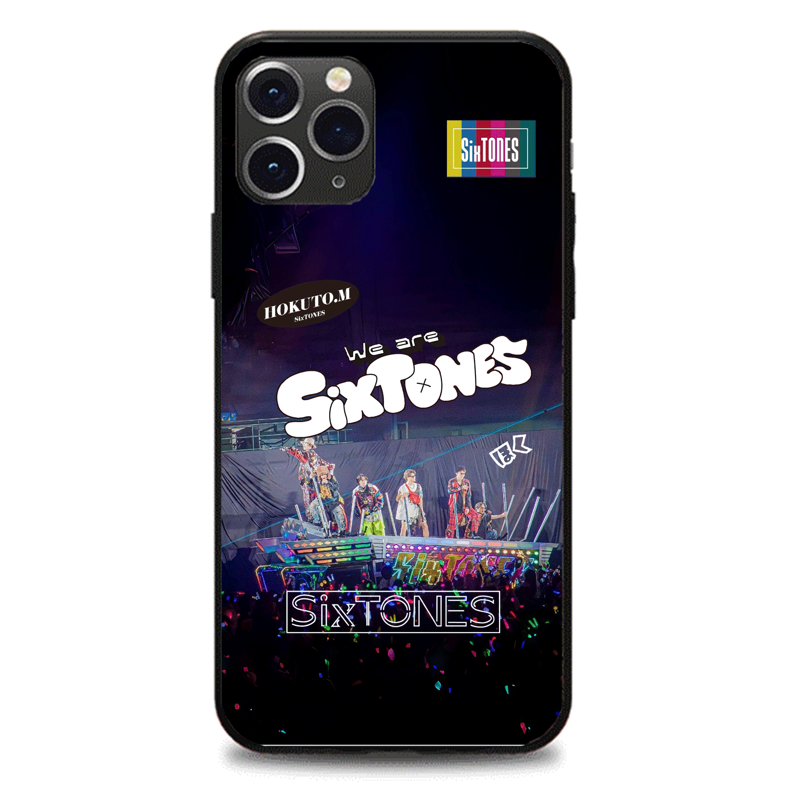 発光するスマートフォンケース 【SixTONES /バリア】