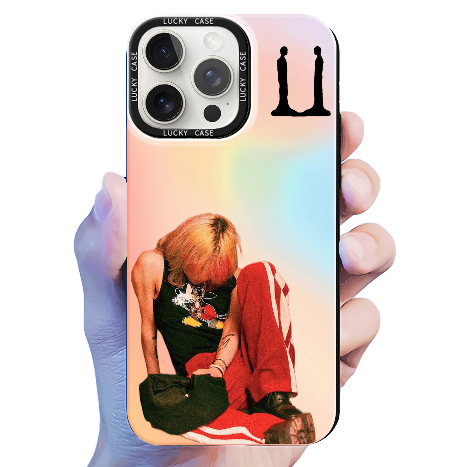 レーザーグラデーションスマートフォンケース-【G-DRAGON/Übermensch】