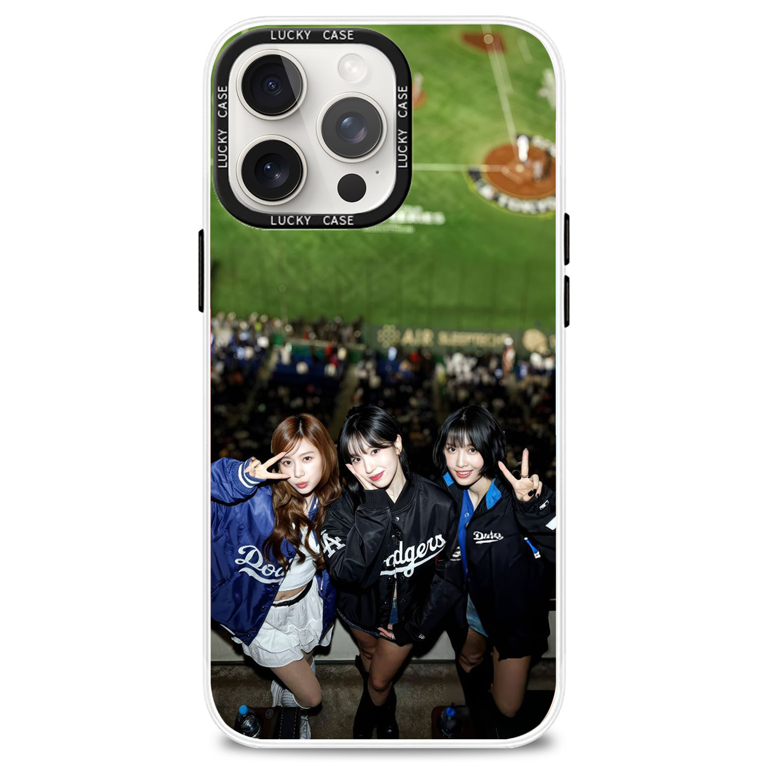 [オーロラレーザーグラデーションスマートフォンケース【MISAMO】