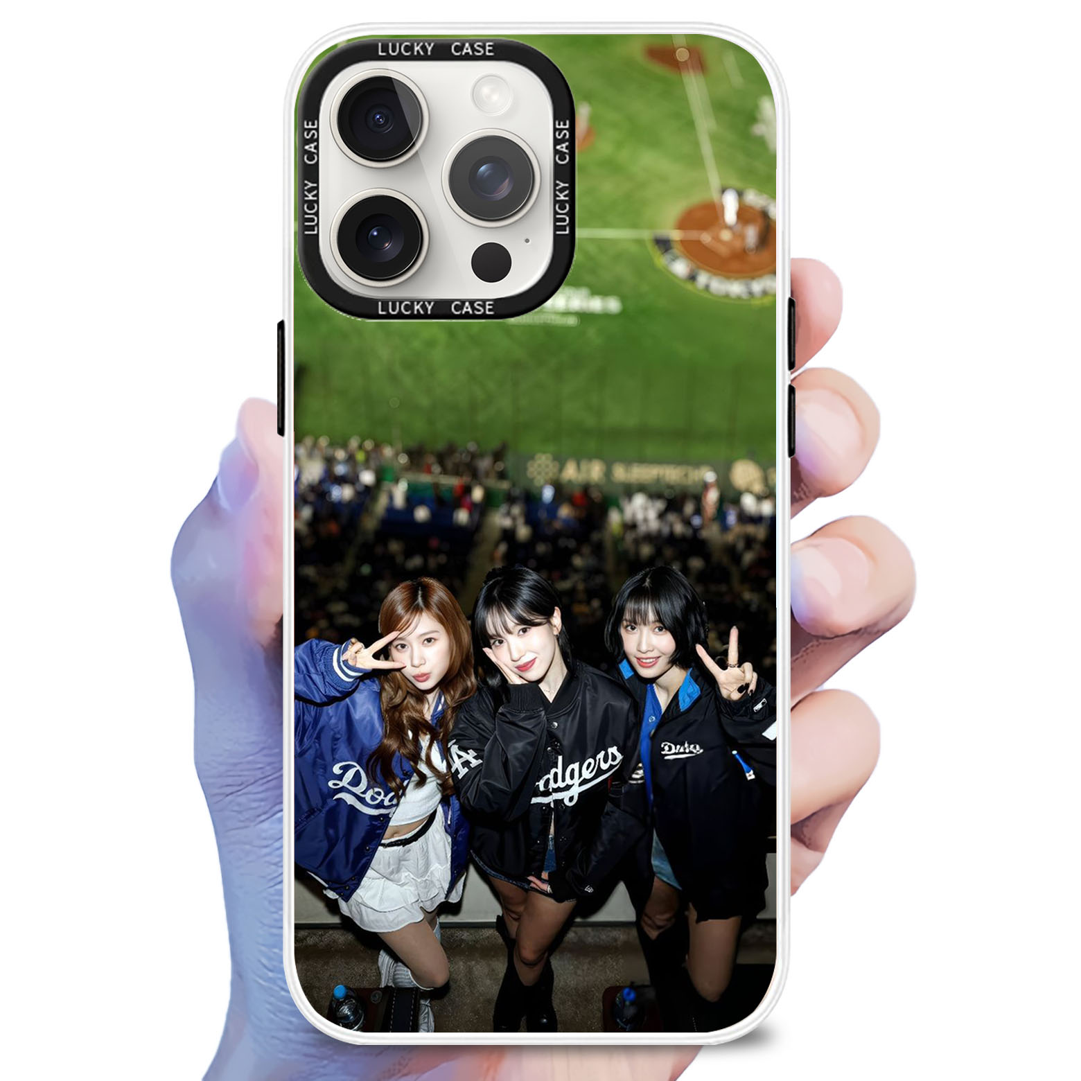 [オーロラレーザーグラデーションスマートフォンケース【MISAMO】