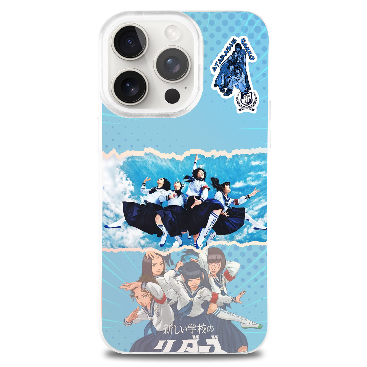 レーザーグラデーションスマートフォンケース【新しい学校のリーダーズATARASHII GAKKO!】-B-YITOTO™推し活がもっと楽しくなる