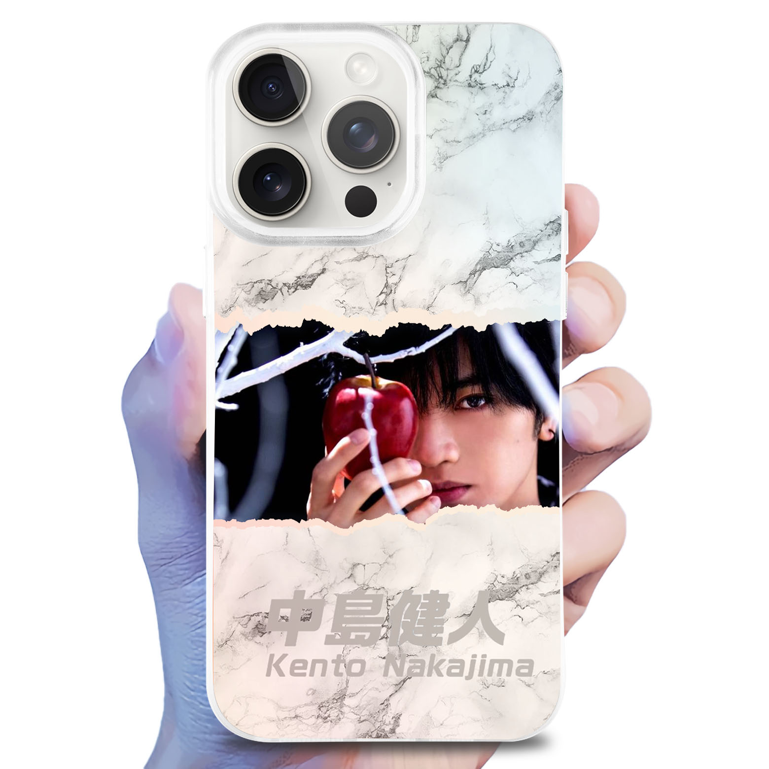 レーザーグラデーションスマートフォンケース【中島健人】-YITOTO™推し活がもっと楽しくなる