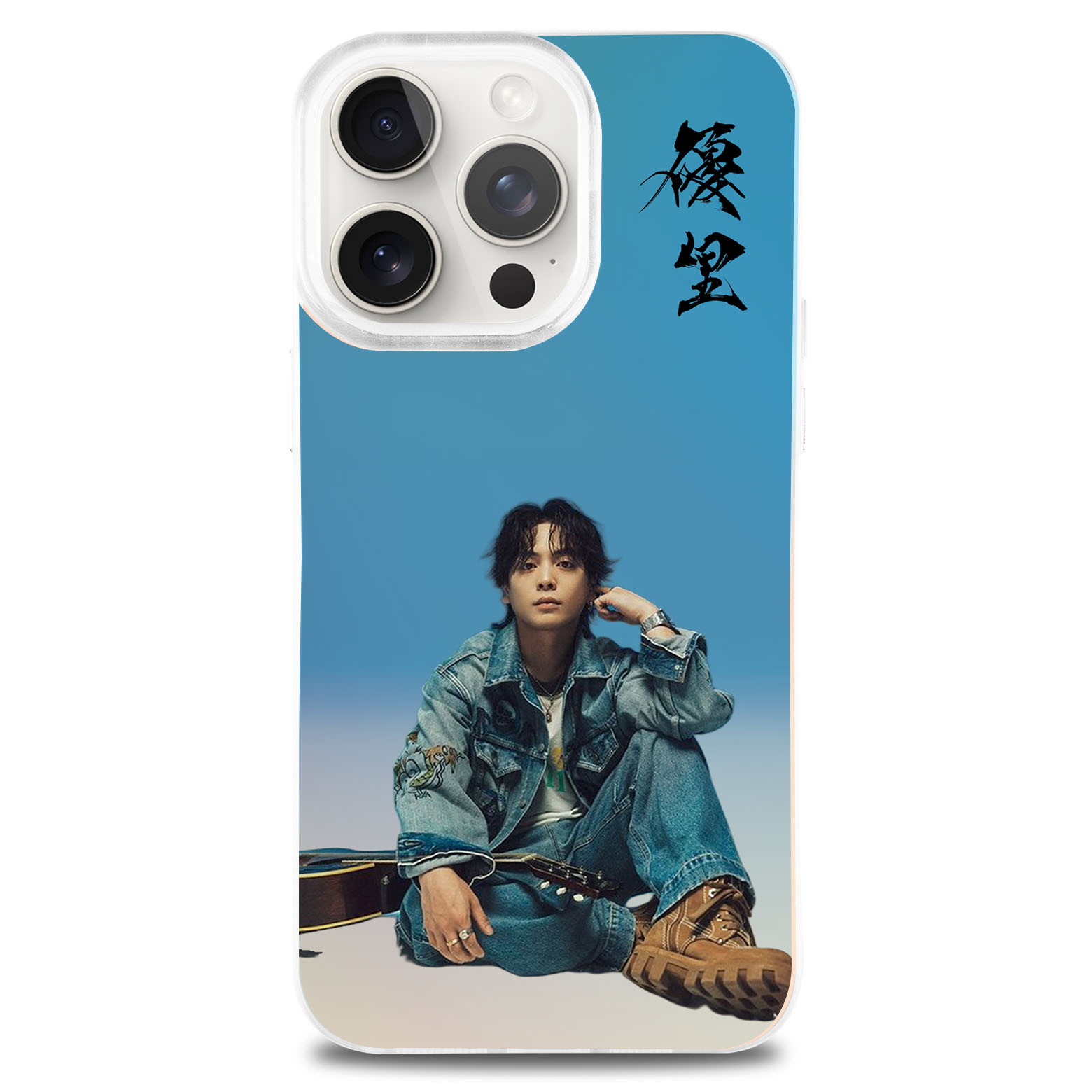 レーザーグラデーションスマートフォンケース【優里Yuuri】-YITOTO™推し活がもっと楽しくなる