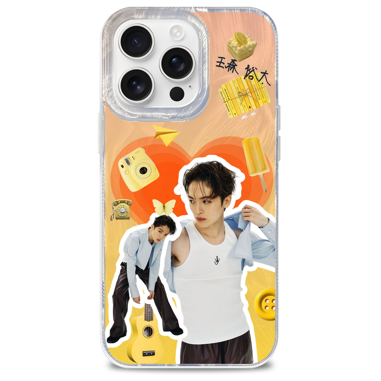 フェザーテクスチャーレーザーグラデーションスマートフォンケース【玉森裕太/Kis-My-Ft2】-YITOTO™推し活がもっと楽しくなる