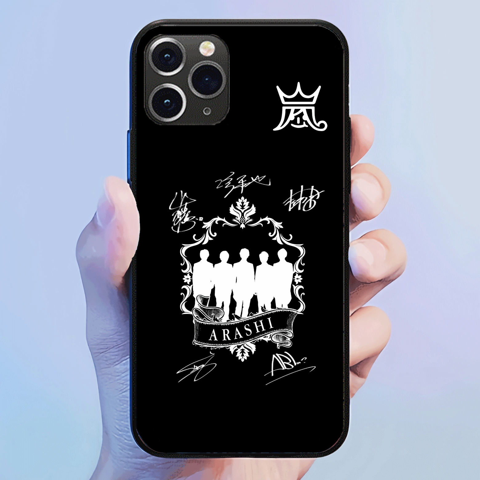 発光するスマートフォンケース 【嵐ARASHI】