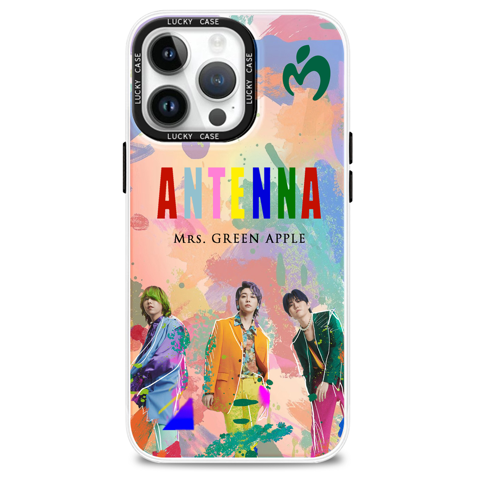 レーザーグラデーションスマートフォンケース【MrsGREENAPPLE】