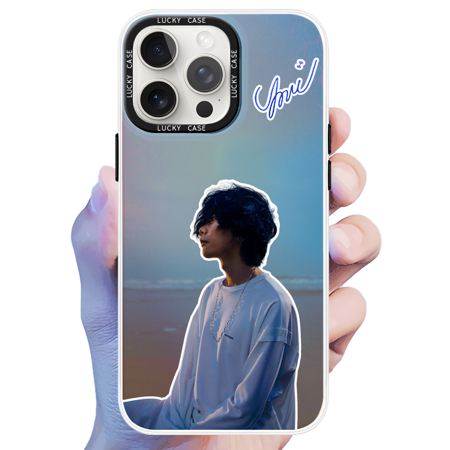 レーザーグラデーションスマートフォンケース【米津玄師】