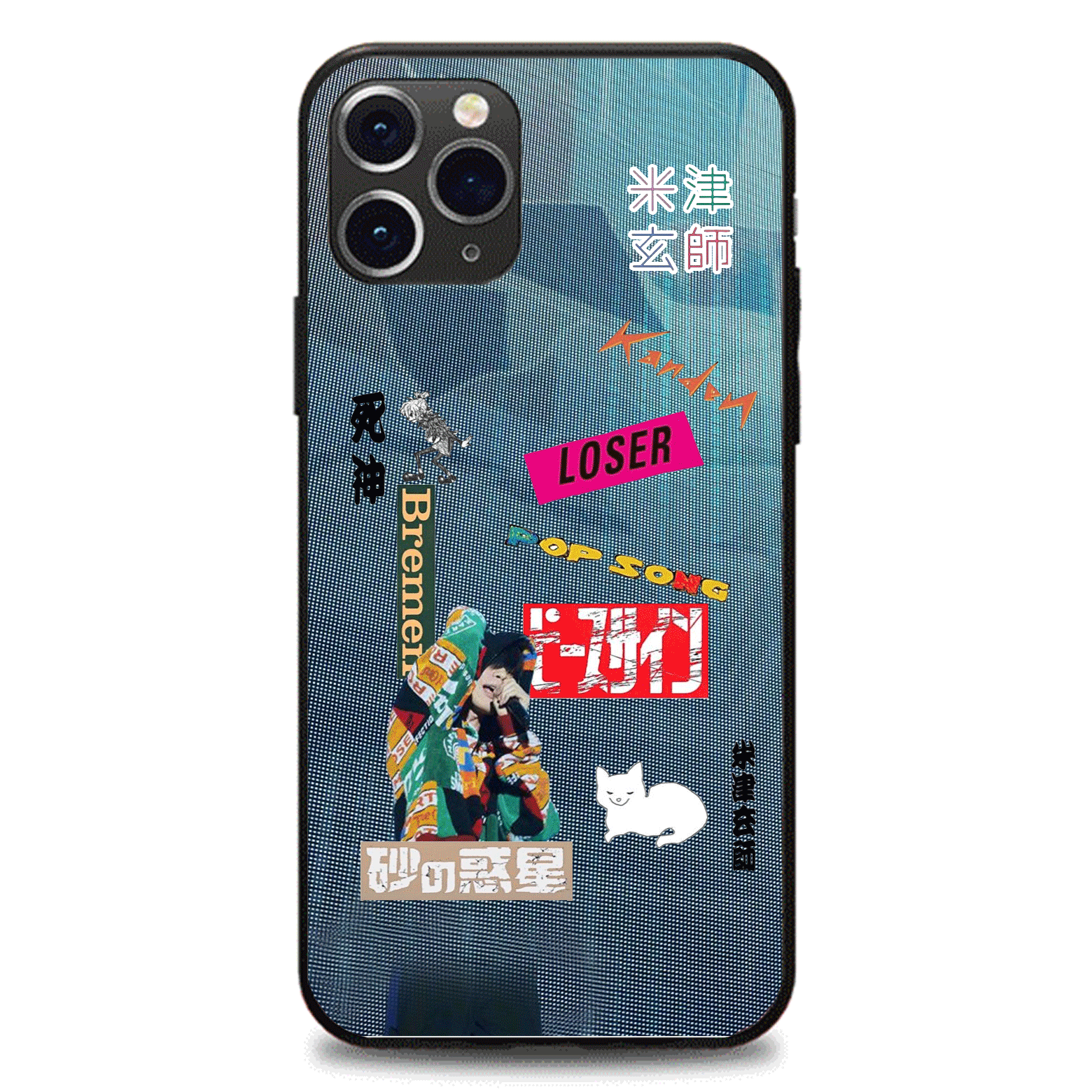 発光するスマートフォンケース 【米津玄師】