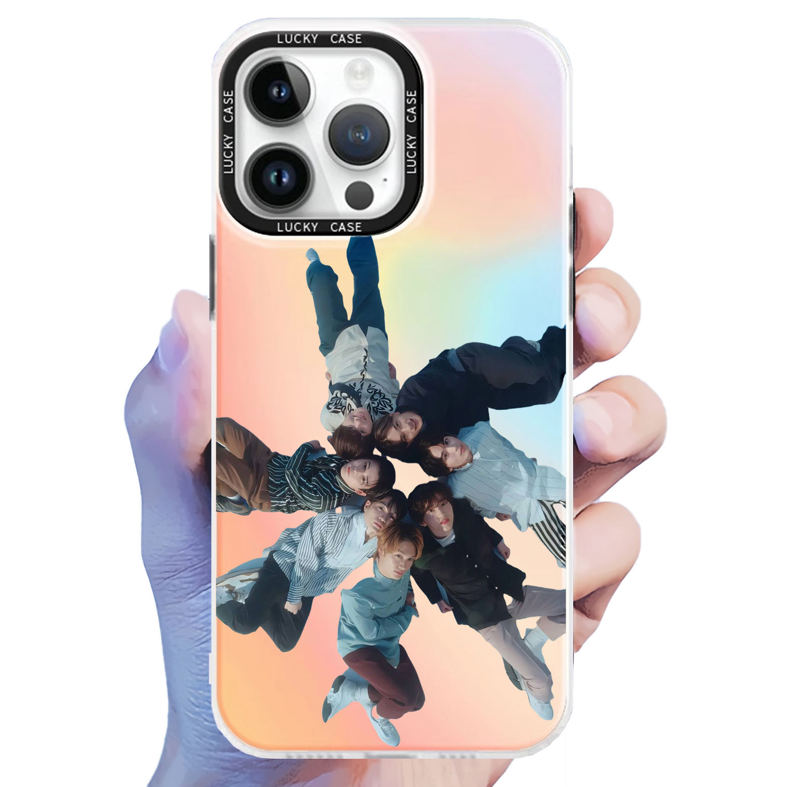 レーザーグラデーションスマートフォンケース【なにわ男子】5種类