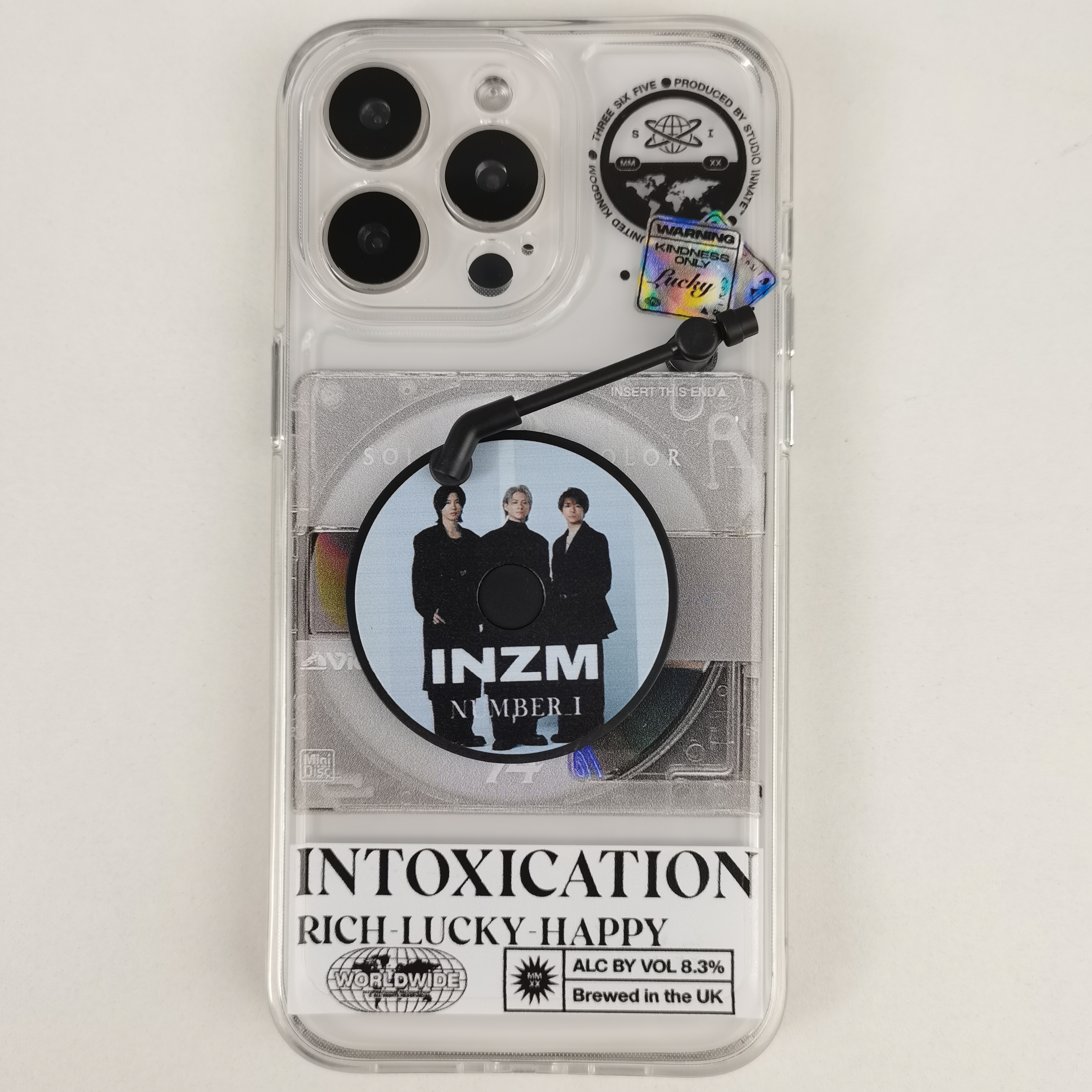 回転する立体レコードスマホケース【Number_i/INZM】
