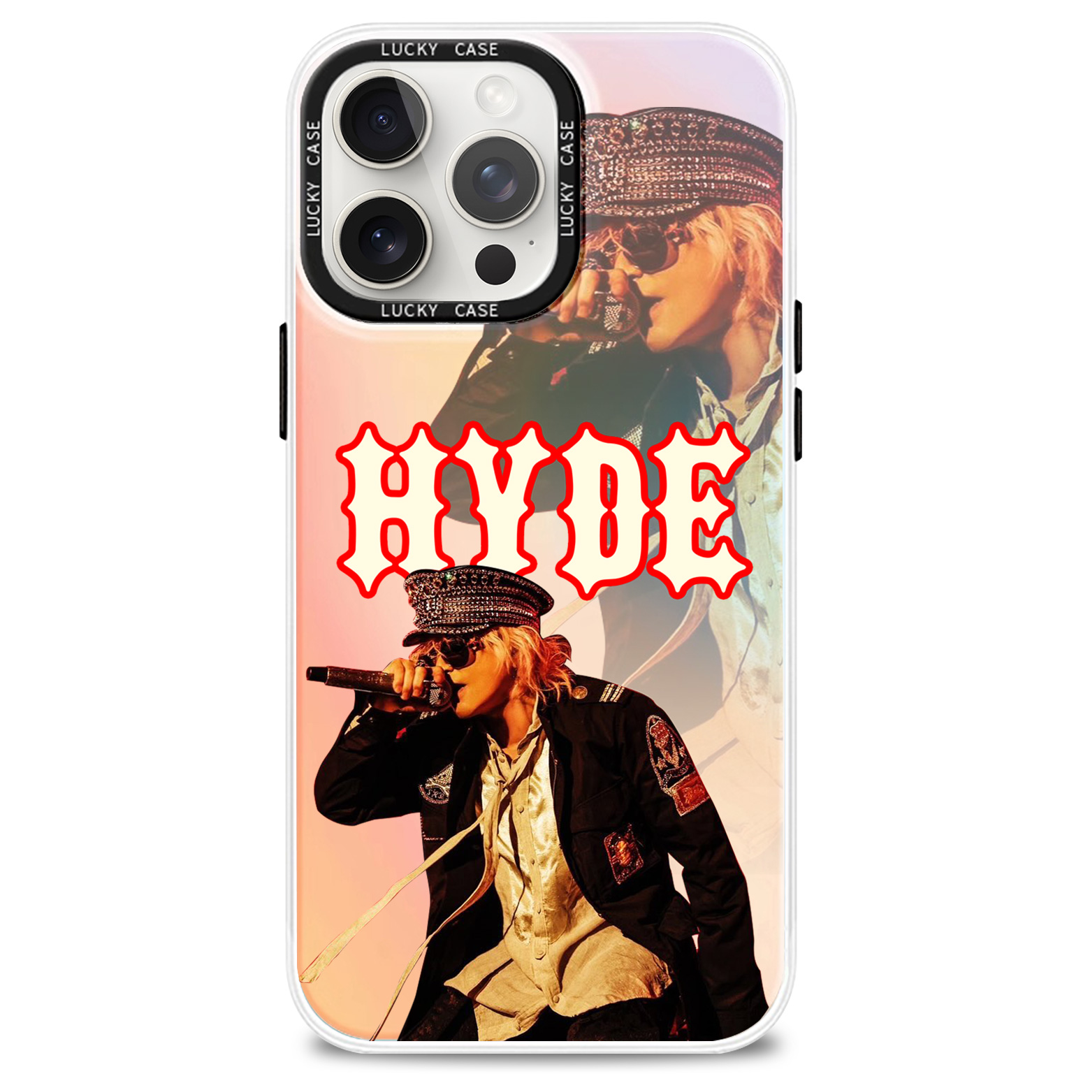 レーザーグラデーションスマートフォンケース【HYDE /INSIDE】