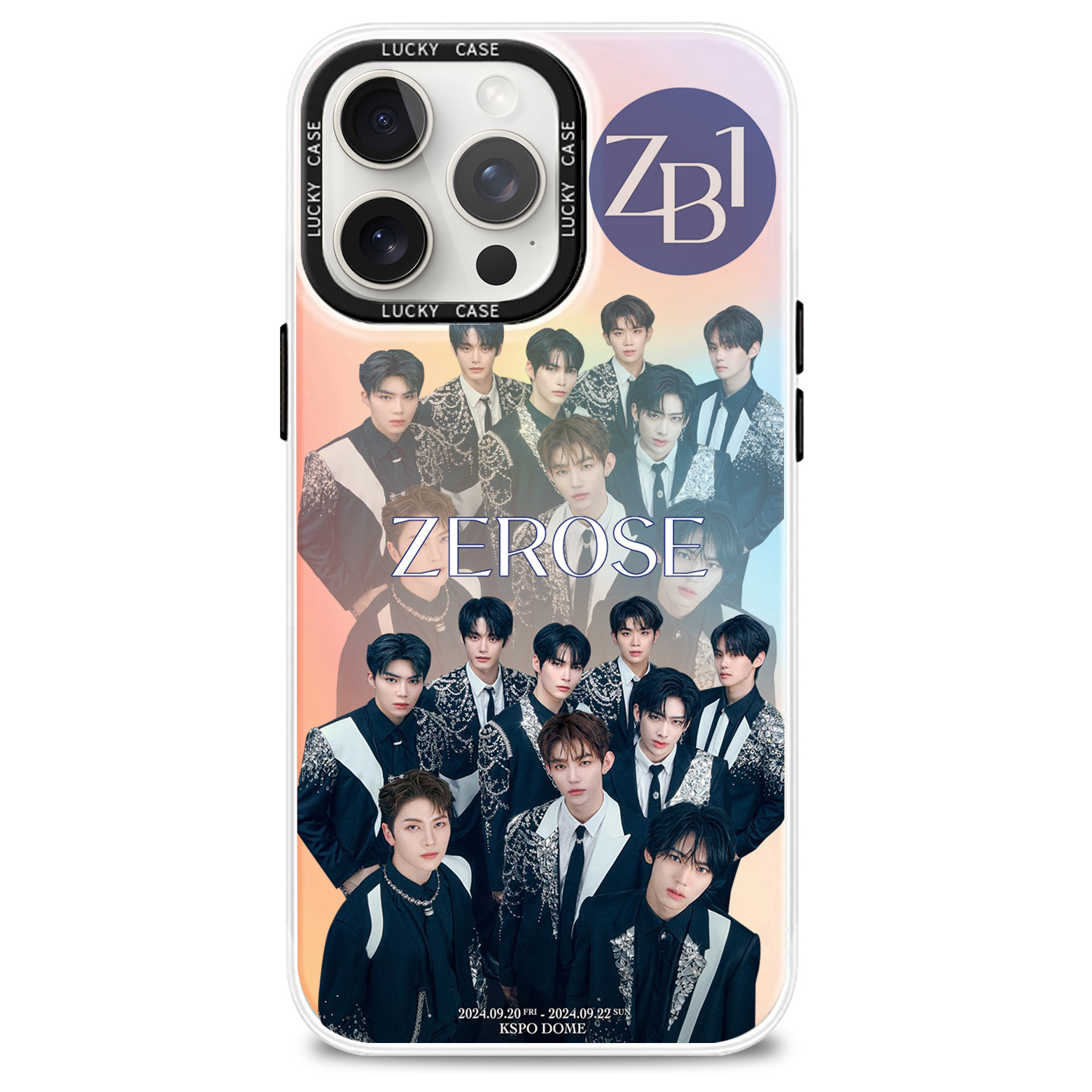 レーザーグラデーションスマートフォンケース【ZEROBASEONE/CINEMA PARADISE】