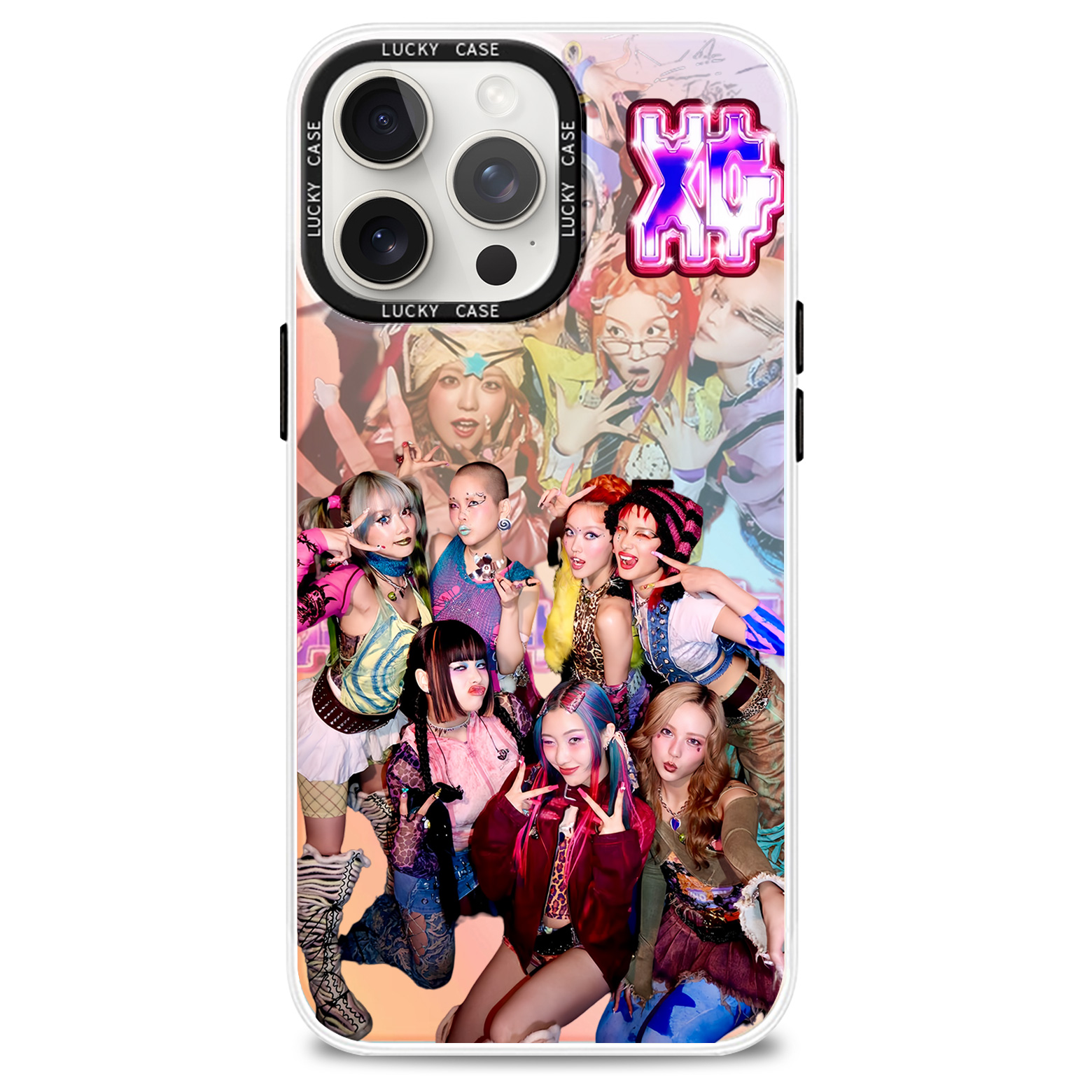 レーザーグラデーションスマートフォンケース【XG/エックスジー】