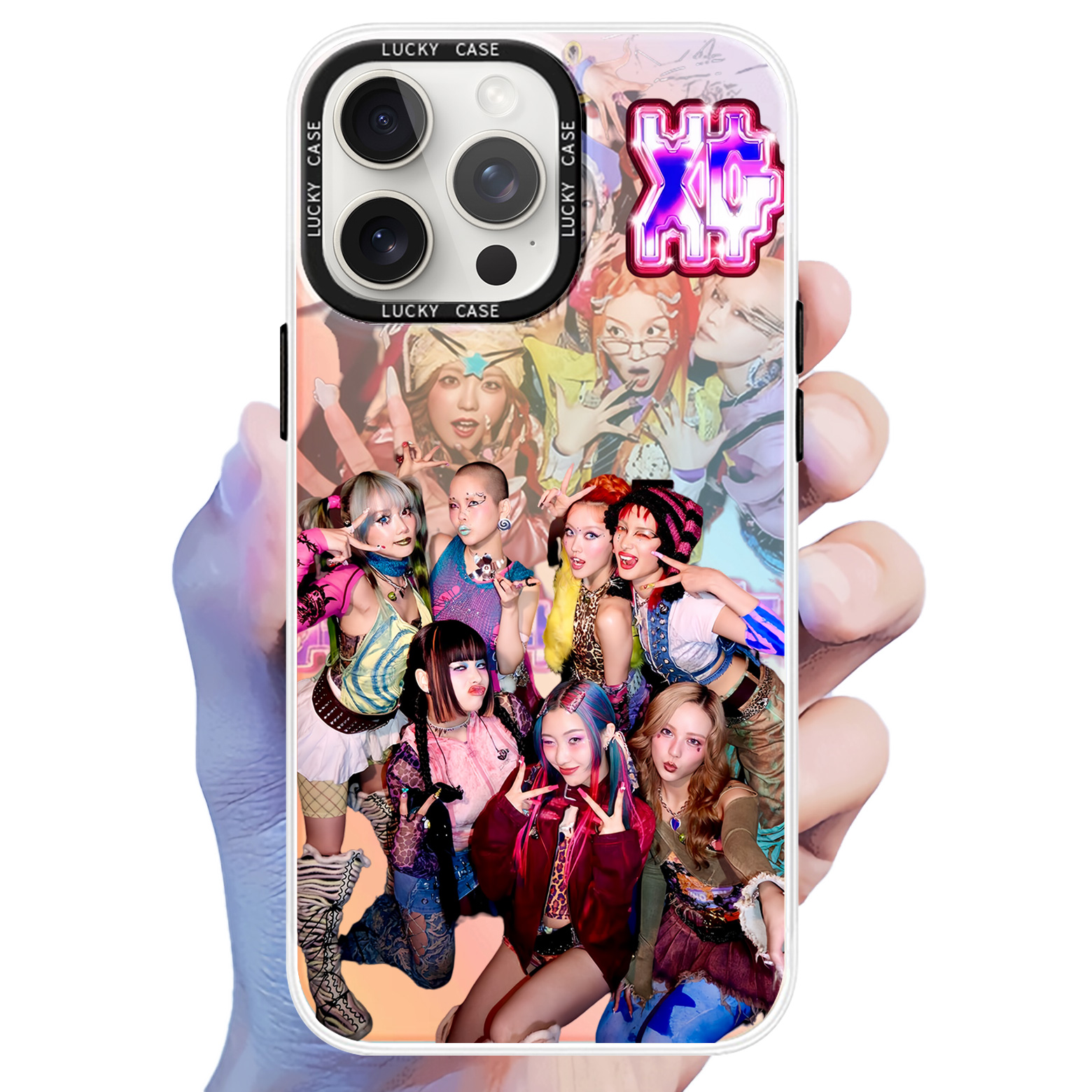 レーザーグラデーションスマートフォンケース【XG/エックスジー】