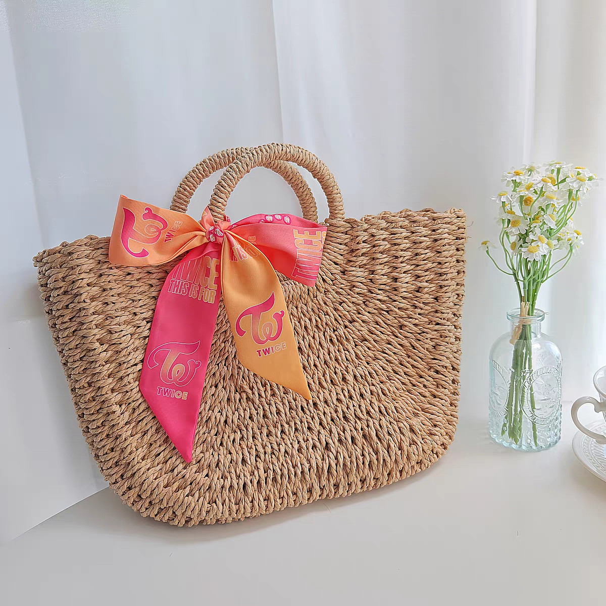 シルク風スカーフ 【TWICE/THIS IS FOR】