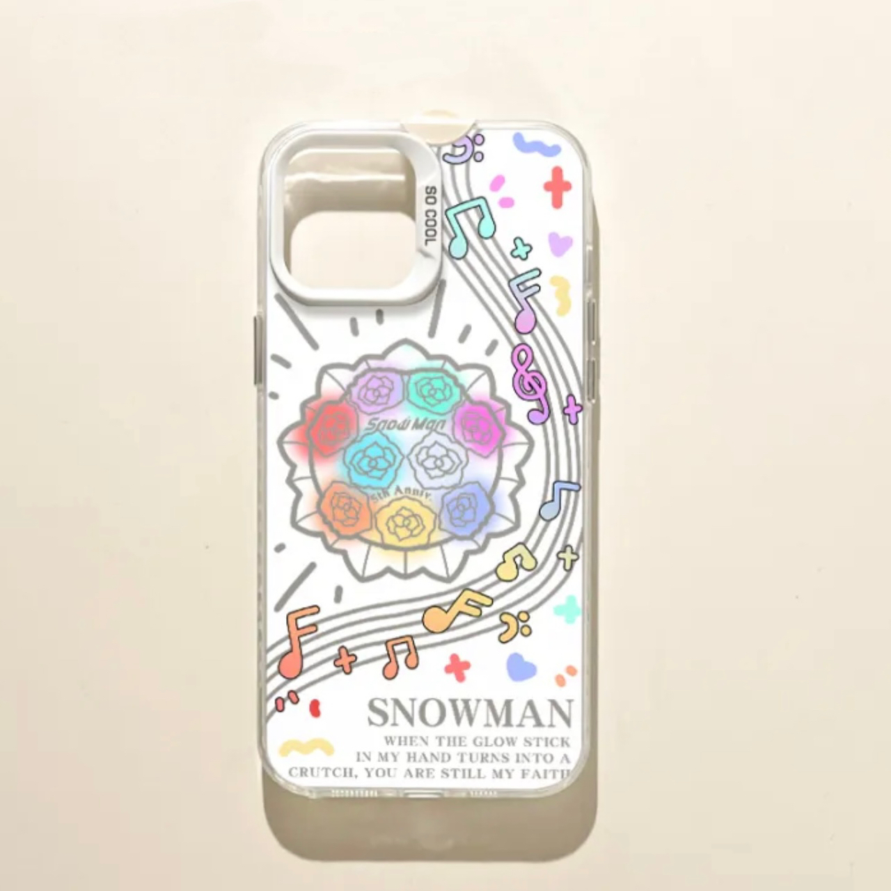 応援スマホケース 【SnowMan】