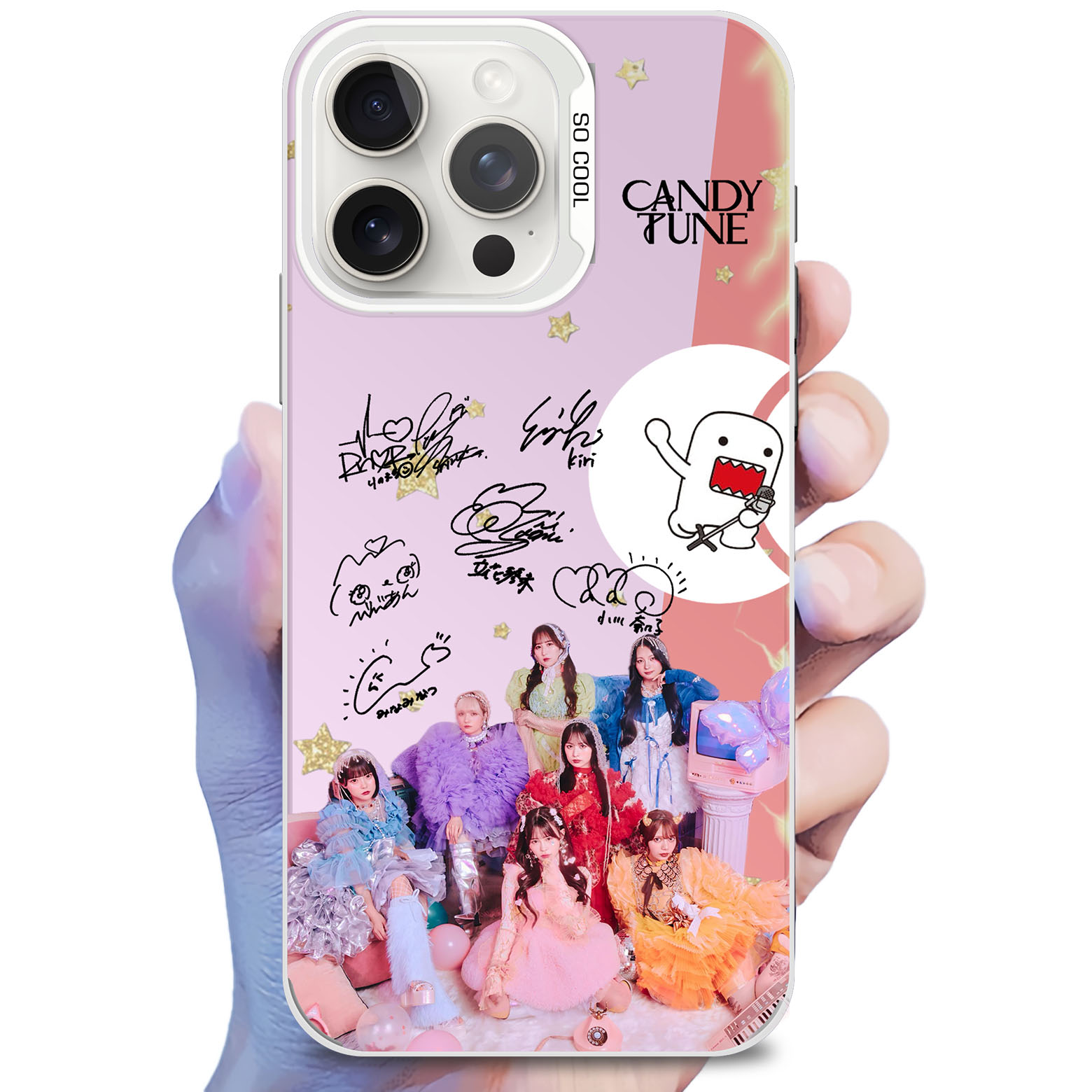 ミラースマホケース-銀【CANDY TUNE/紅白歌合戦】