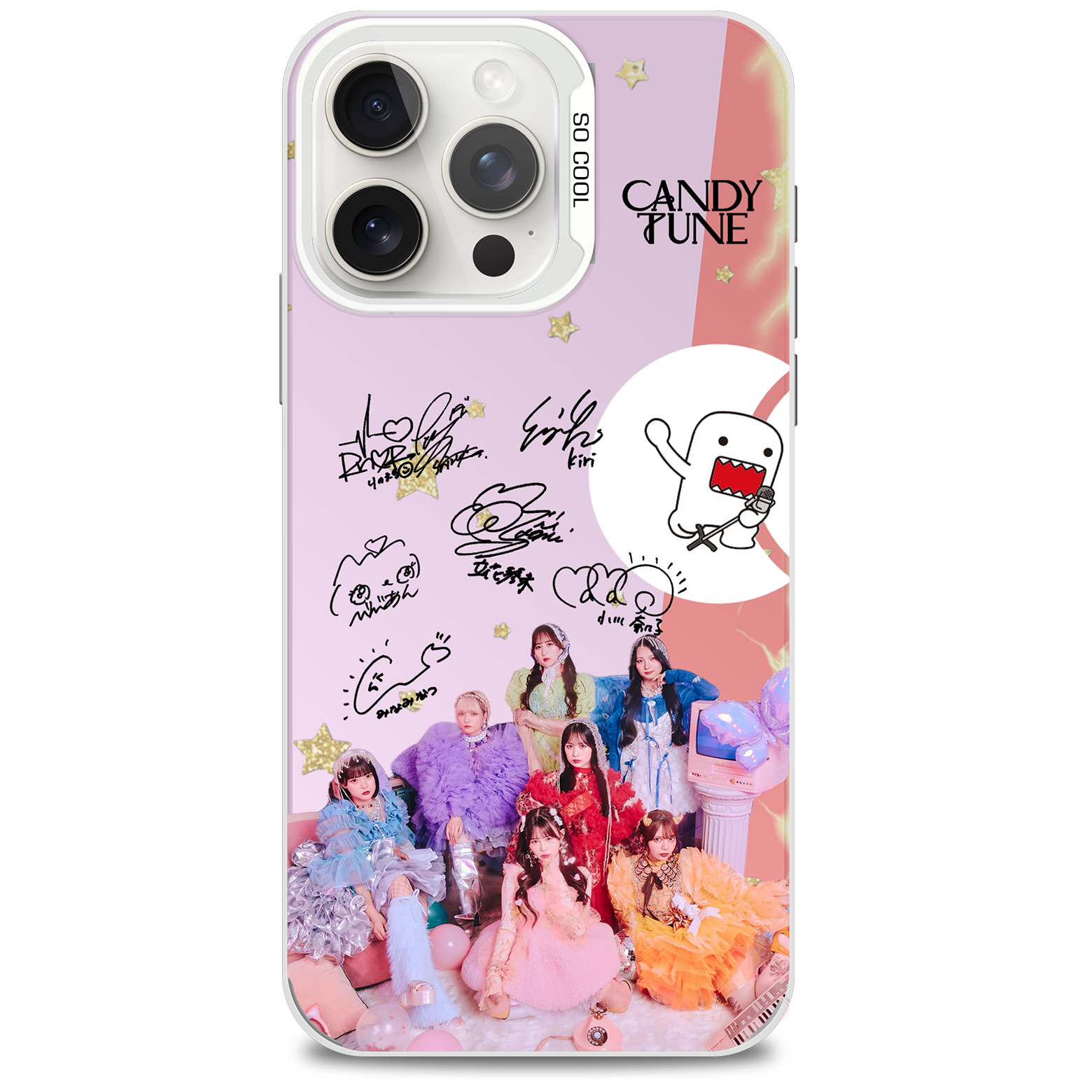 ミラースマホケース-銀【CANDY TUNE/紅白歌合戦】