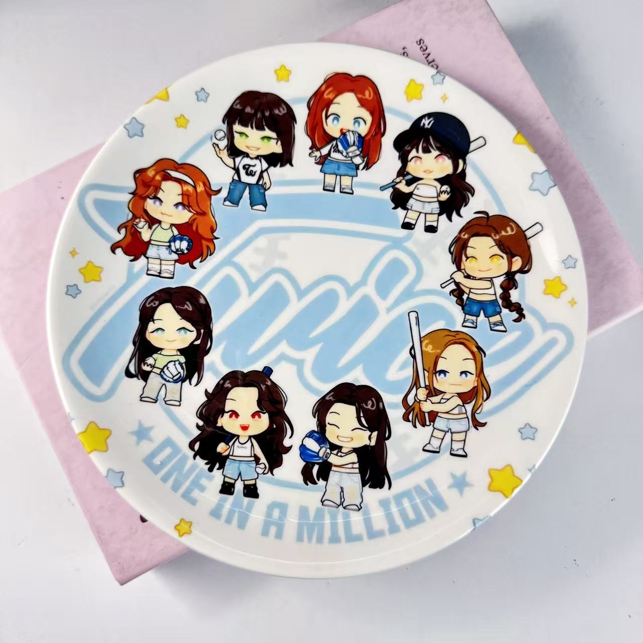 ミニ多用途陶器プレート【TWICE】