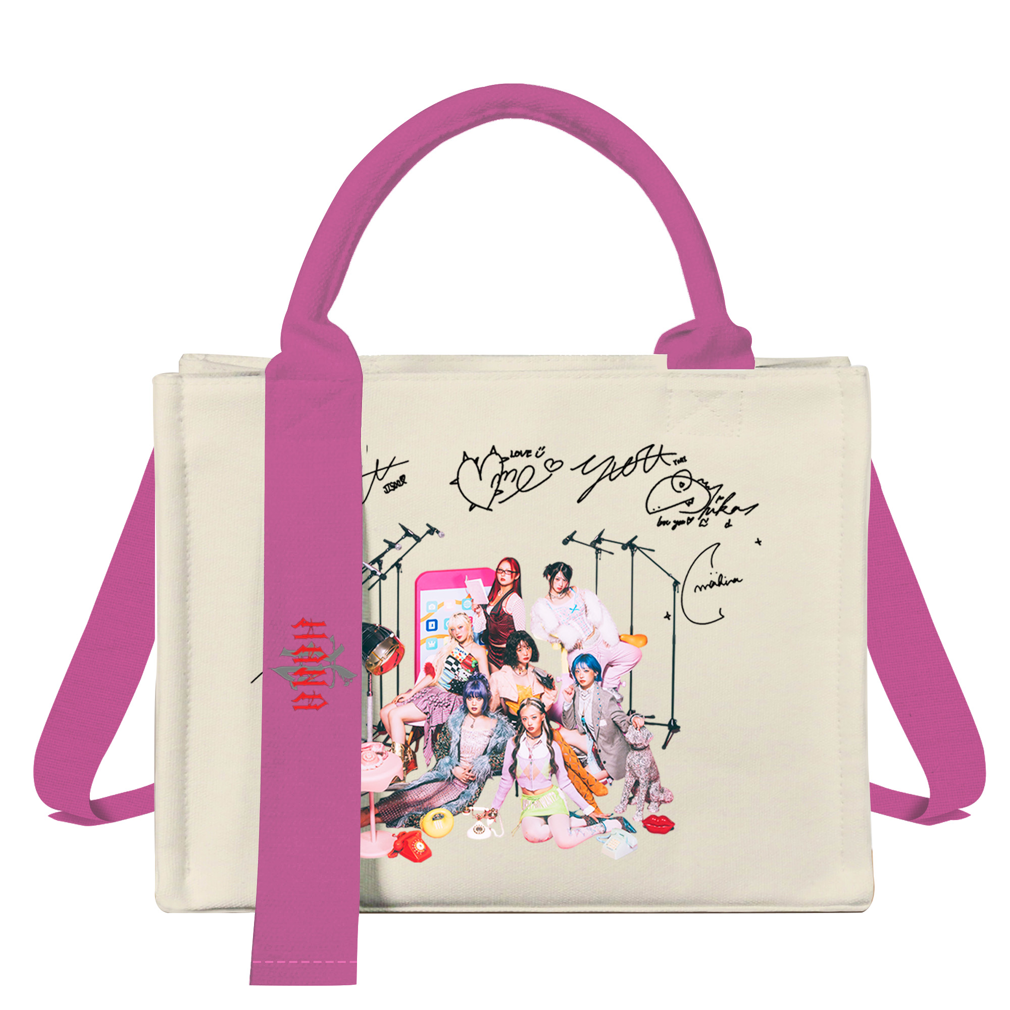 トートバッグキャンバスバッグ【HANA/My Body】-B