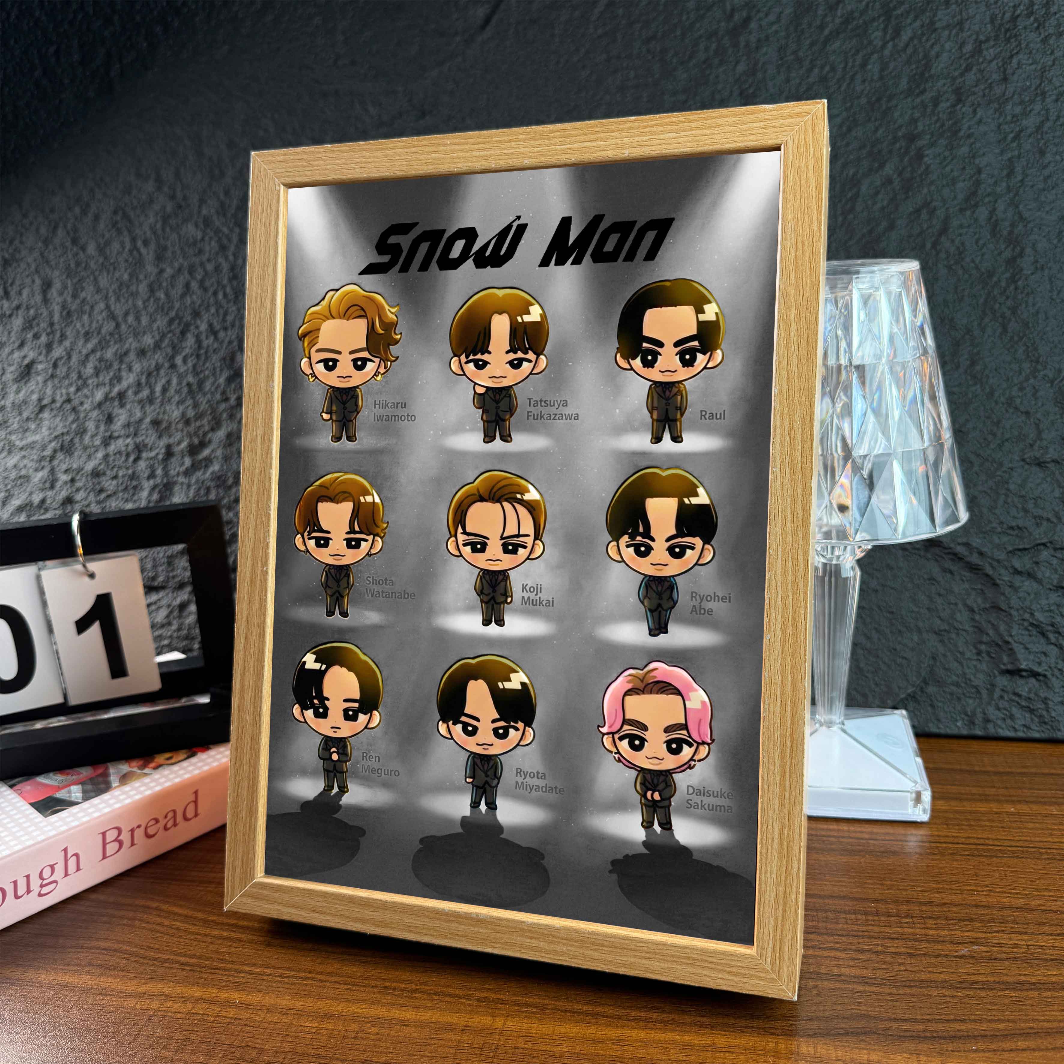 夕暮れの光と影の絵【SnowMan】