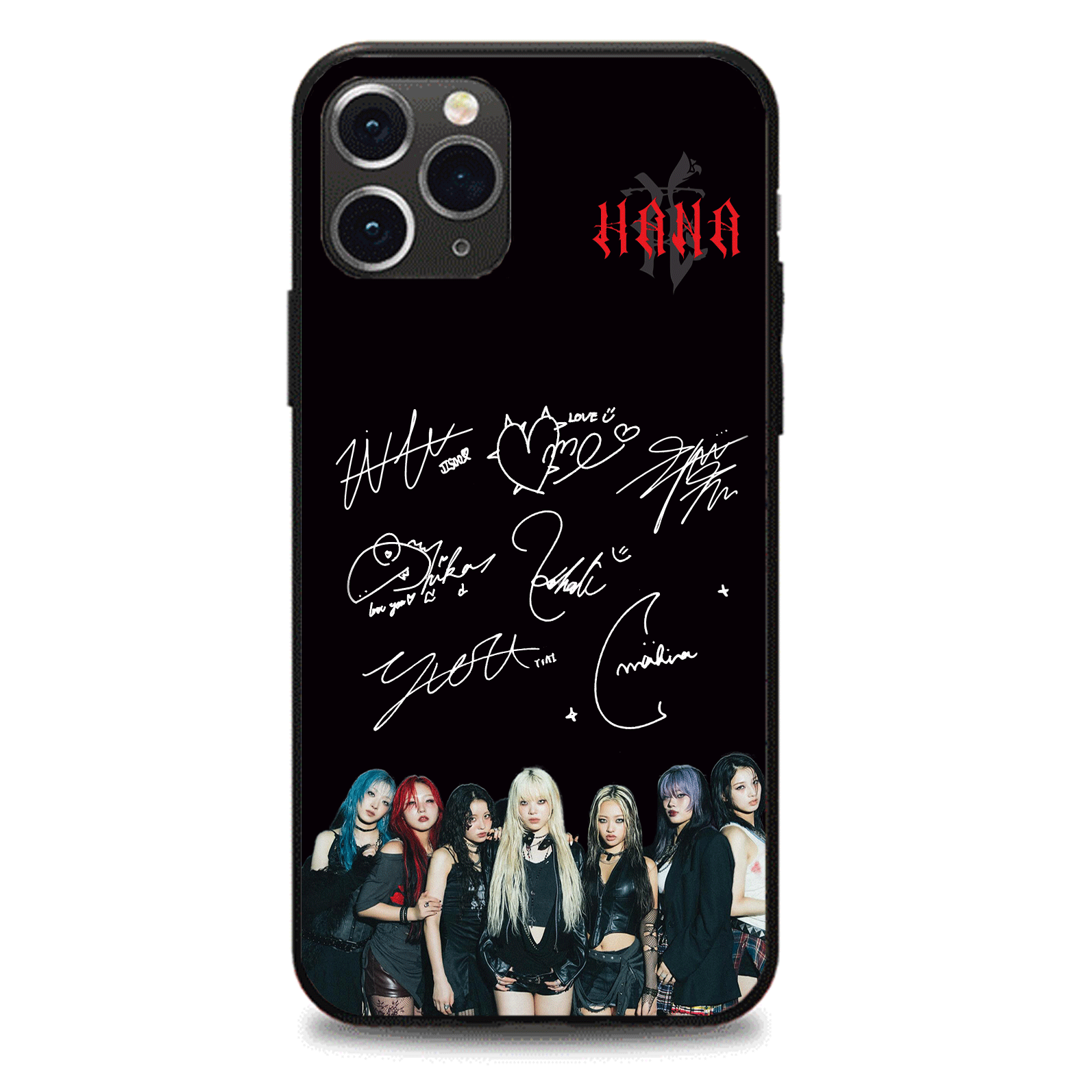 発光するスマートフォンケース 【HANA/My Body】