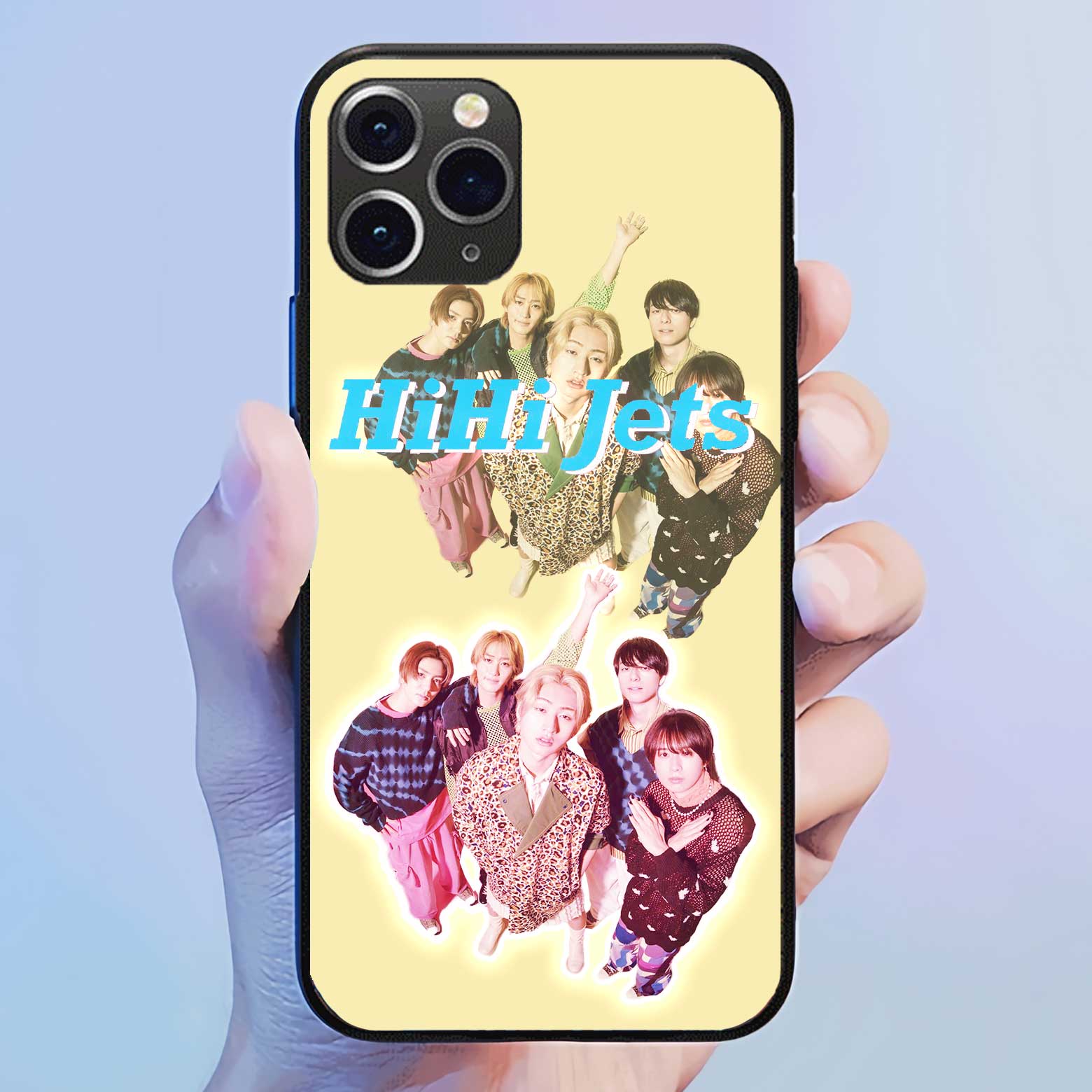発光するスマートフォンケース 【HiHi Jets】3種類