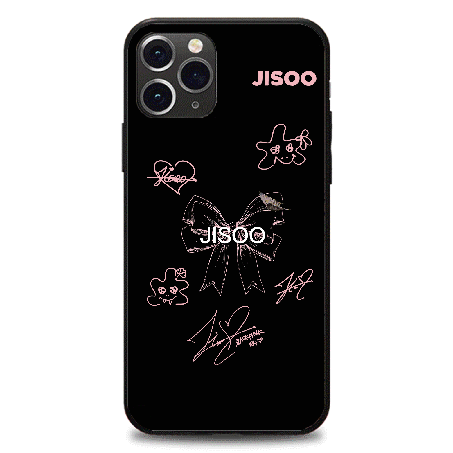 発光するスマートフォンケース 【JISOO/AMORTAGE】2種類