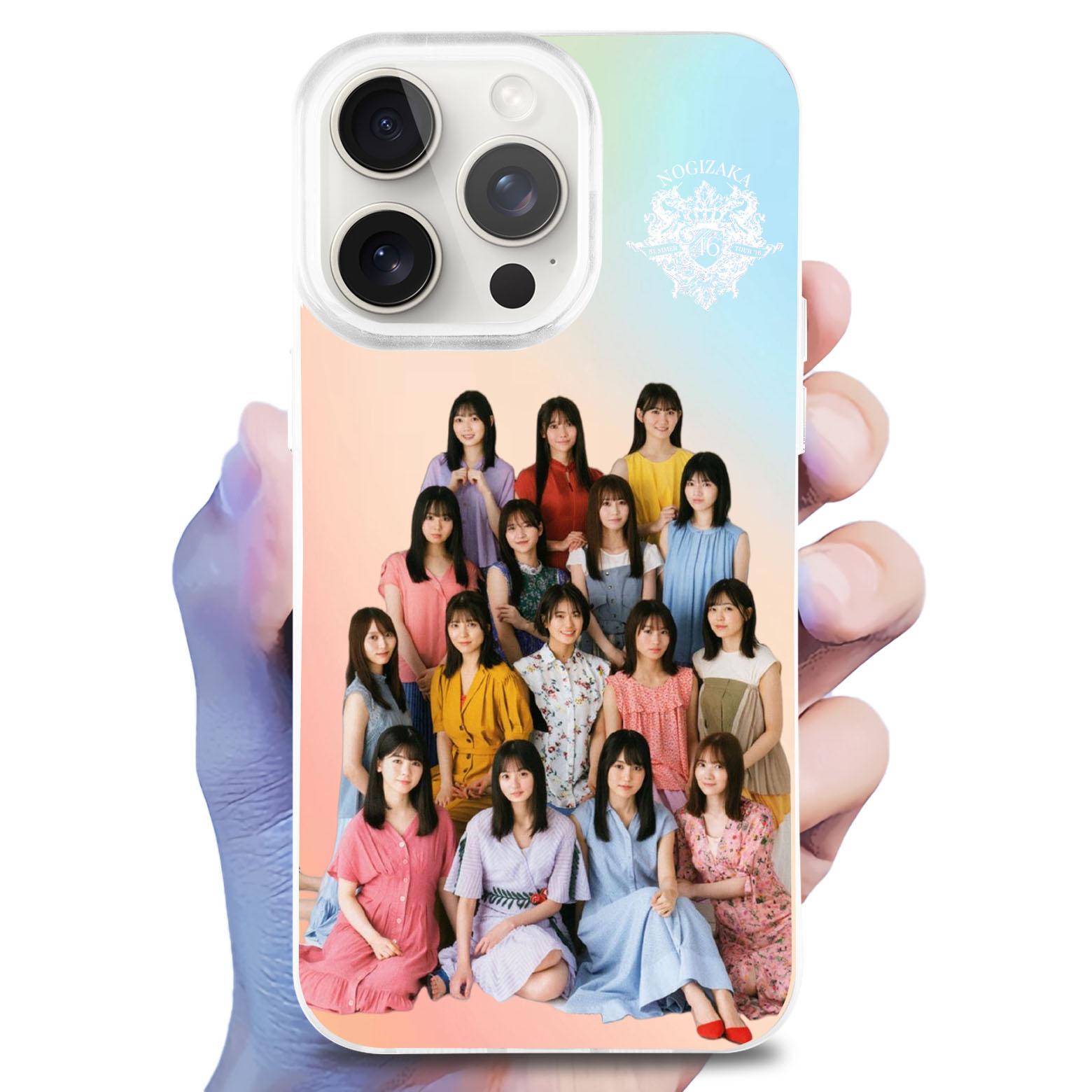 レーザーグラデーションスマートフォンケース【乃木坂46】-YITOTO™推し活がもっと楽しくなる