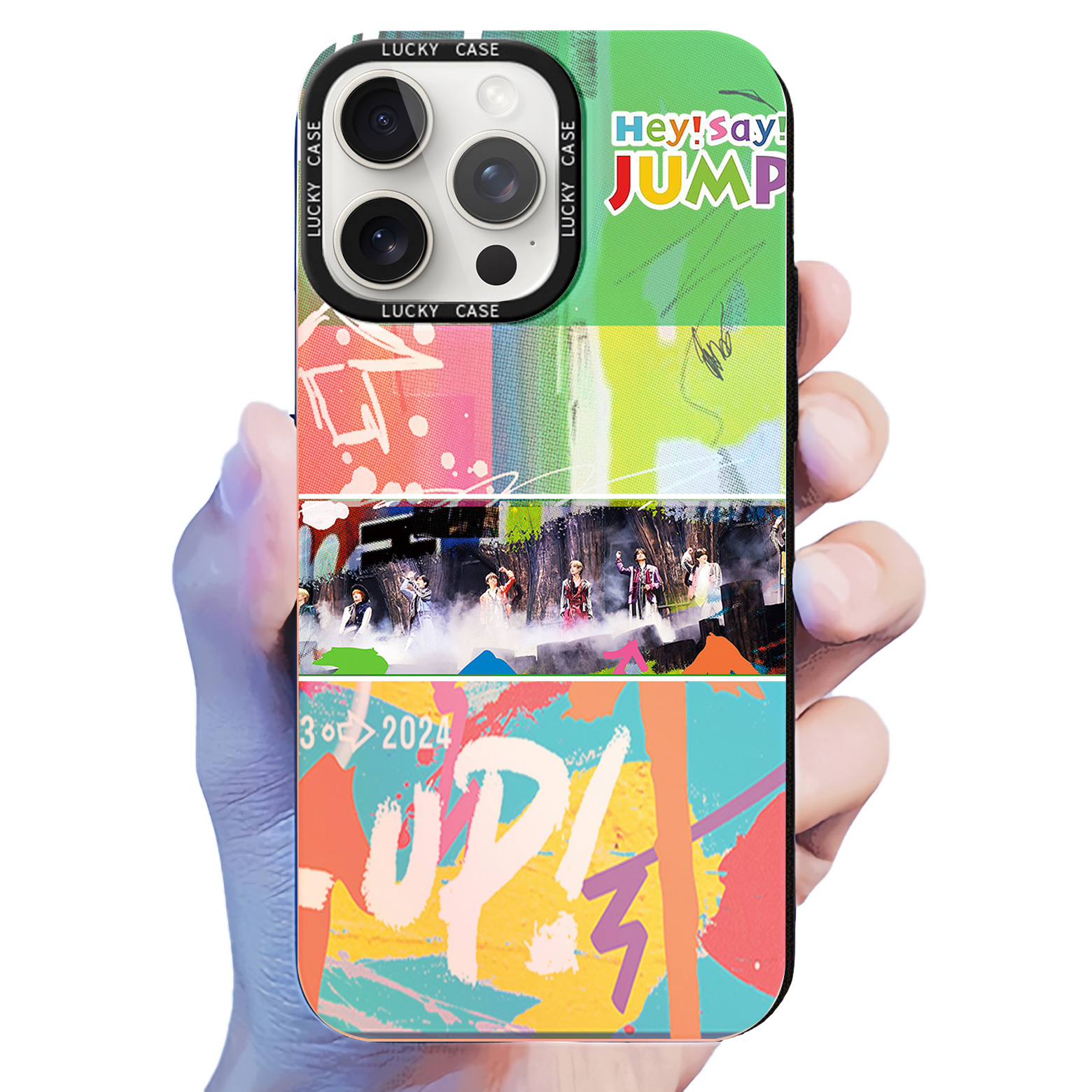 レーザーグラデーションスマートフォンケース【Hey!Say!JUMP/H+】