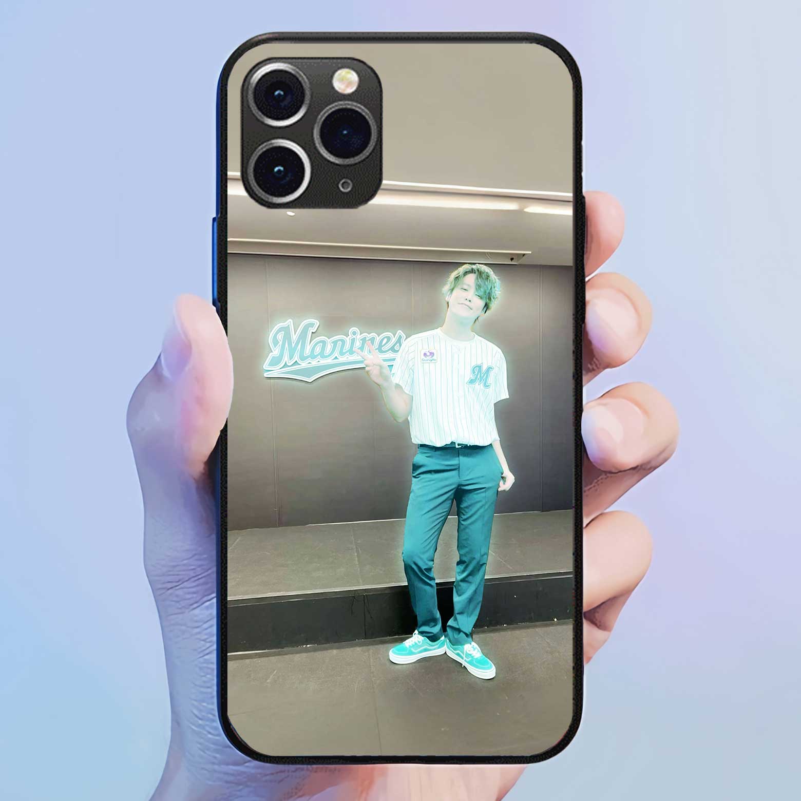 発光するスマートフォンケース 【宮野真守】3種類