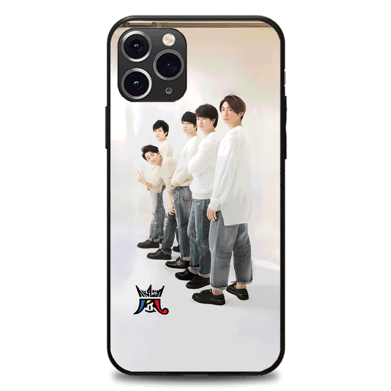 発光するスマートフォンケース 【嵐 ARASHI】7種類