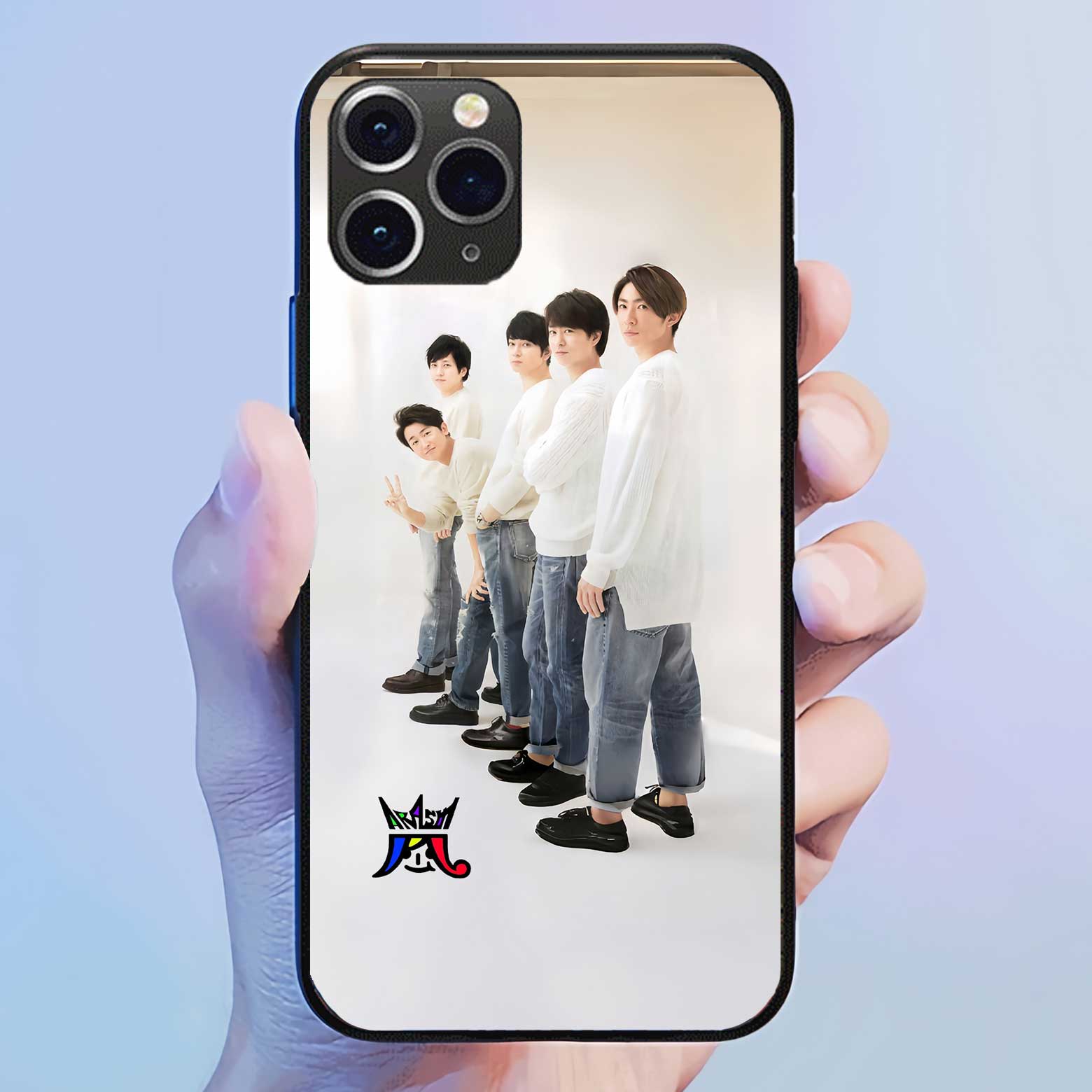 発光するスマートフォンケース 【嵐 ARASHI】7種類