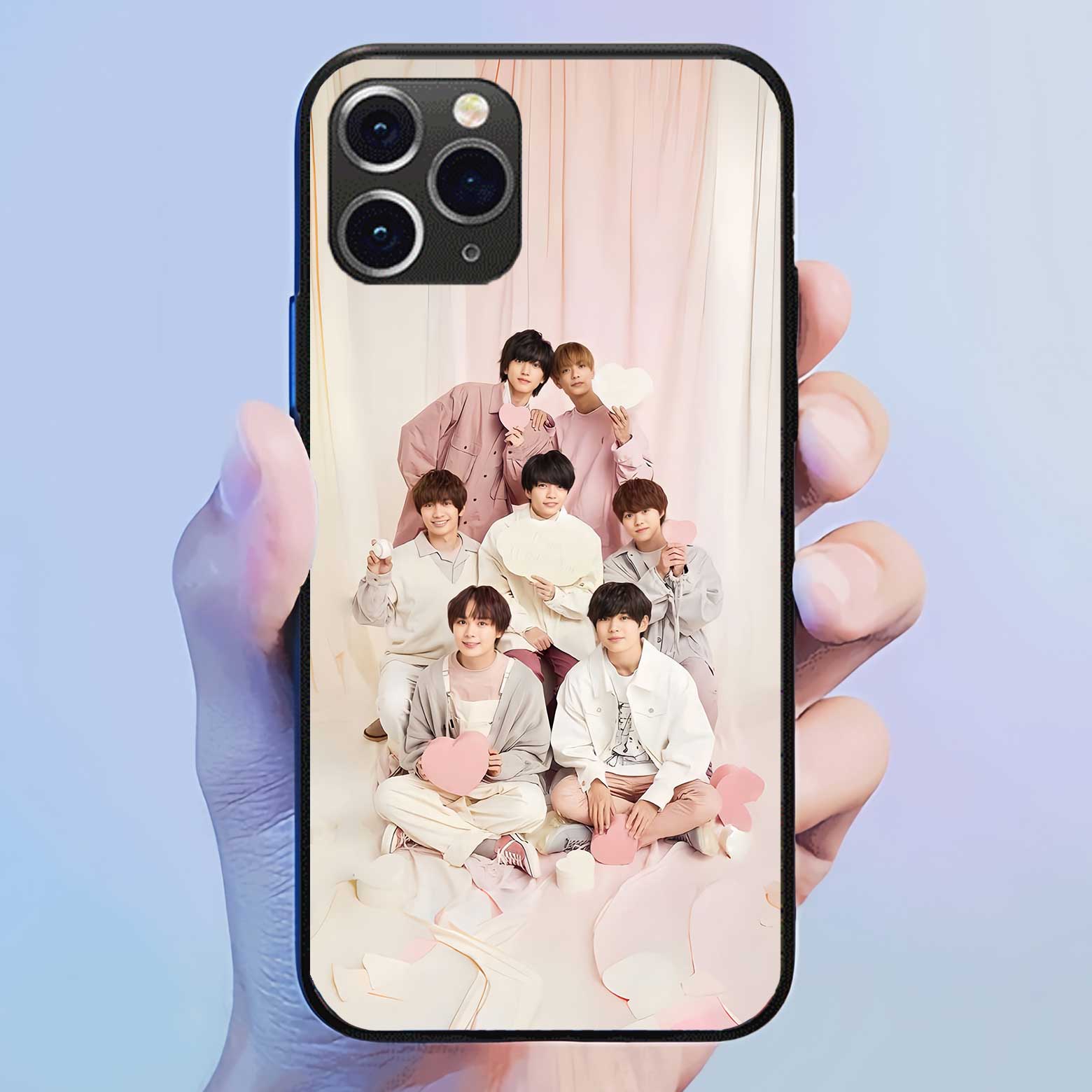 発光するスマートフォンケース 【なにわ男子】5種類