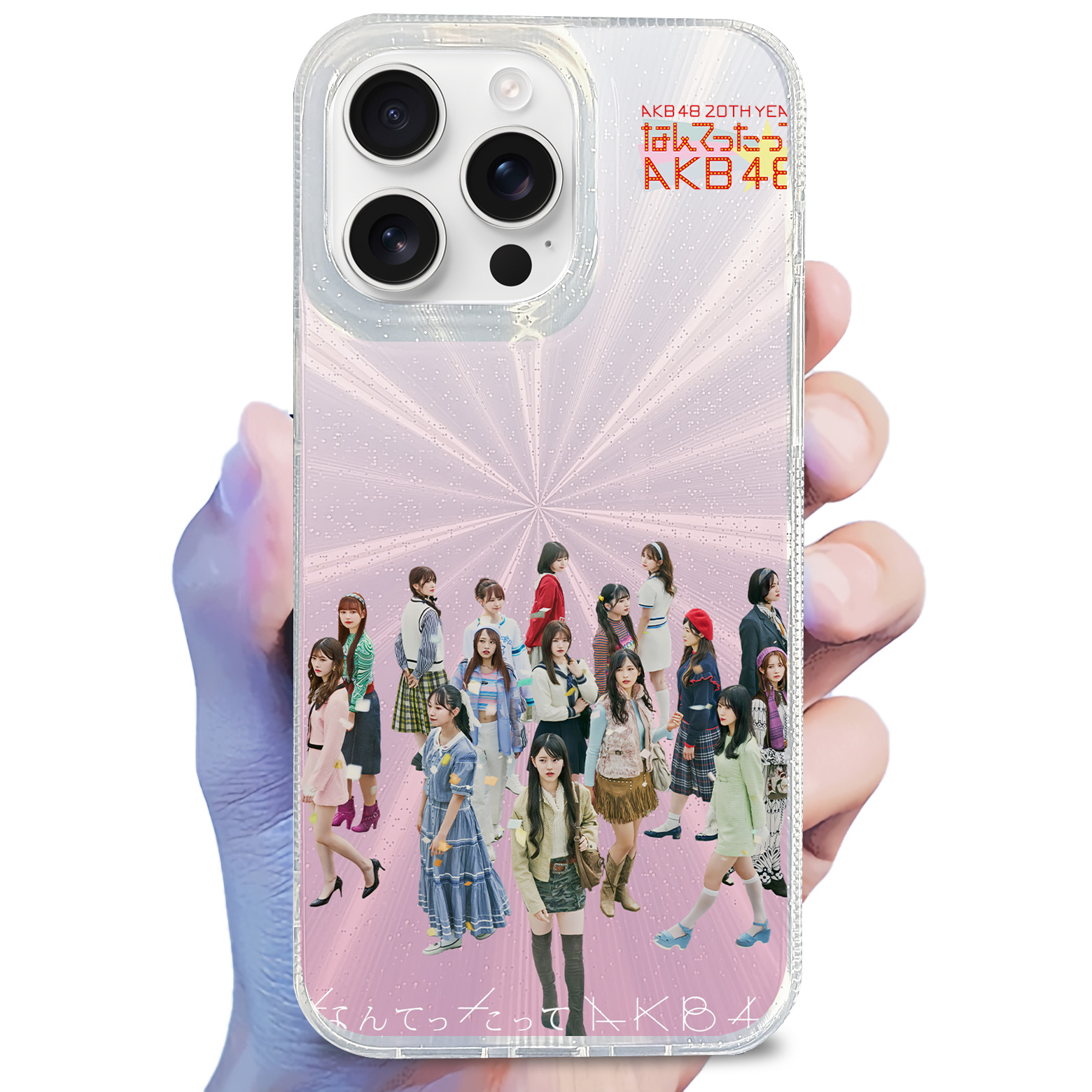 オーロラレーザーグラデーションスマートフォンケース【AKB48/なんてったってAKB48】