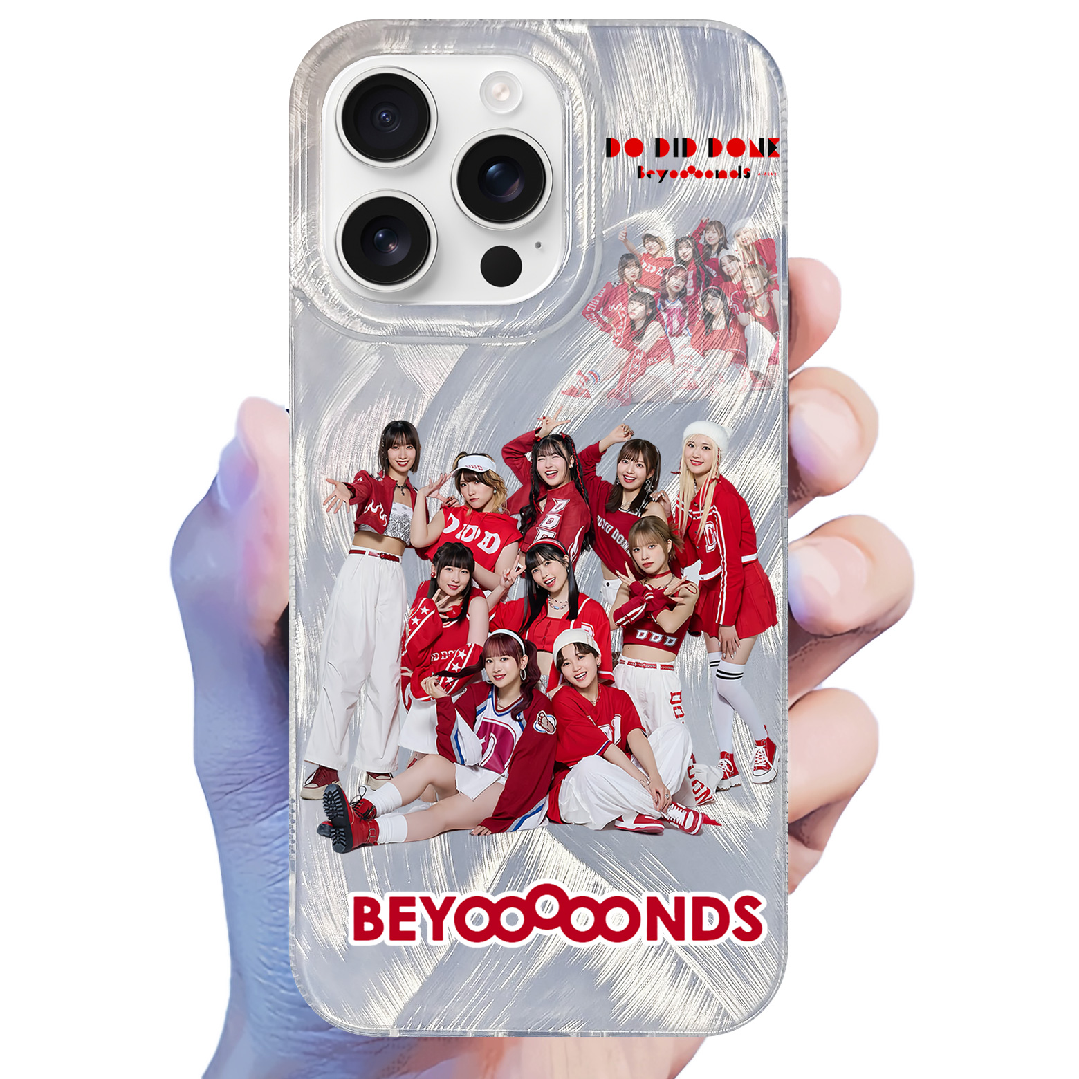 フェザーテクスチャーレーザーグラデーションスマートフォンケース【BEYOOOOONDS/Da-Did-Done】