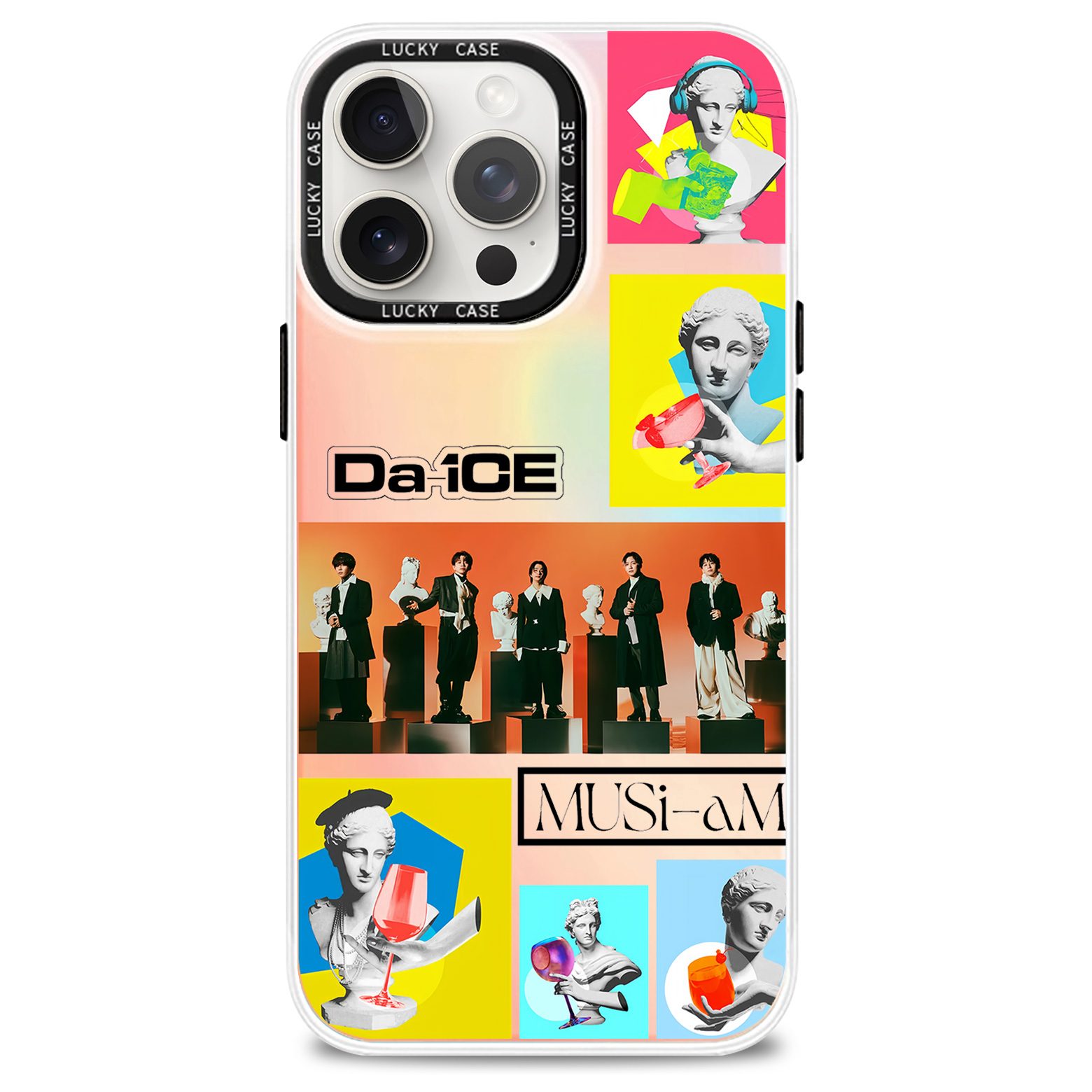 レーザーグラデーションスマートフォンケース-【Da-iCE】-YITOTO™推し活がもっと楽しくなる