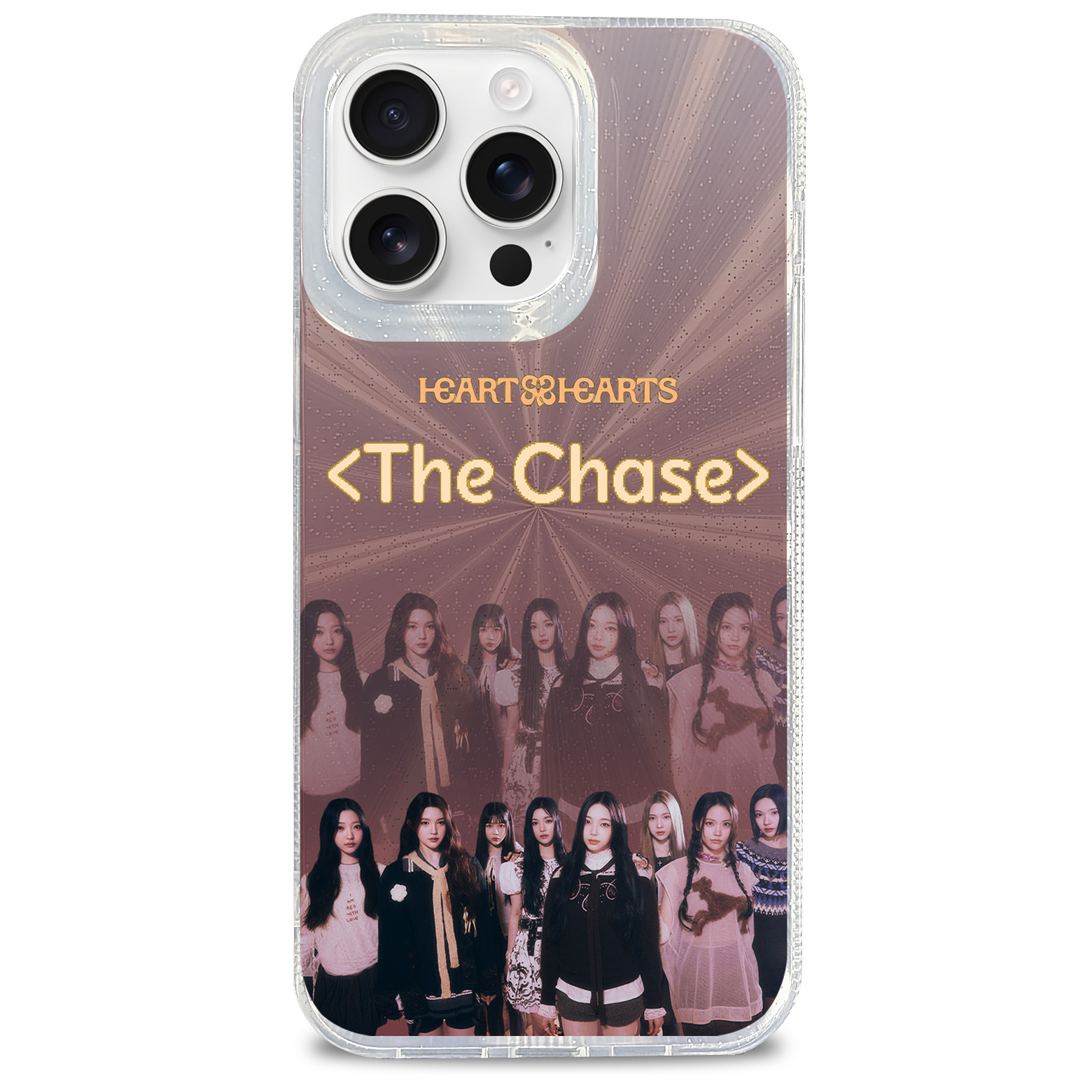 オーロラレーザーグラデーションスマートフォンケース【Hearts2Hearts/The Chase】