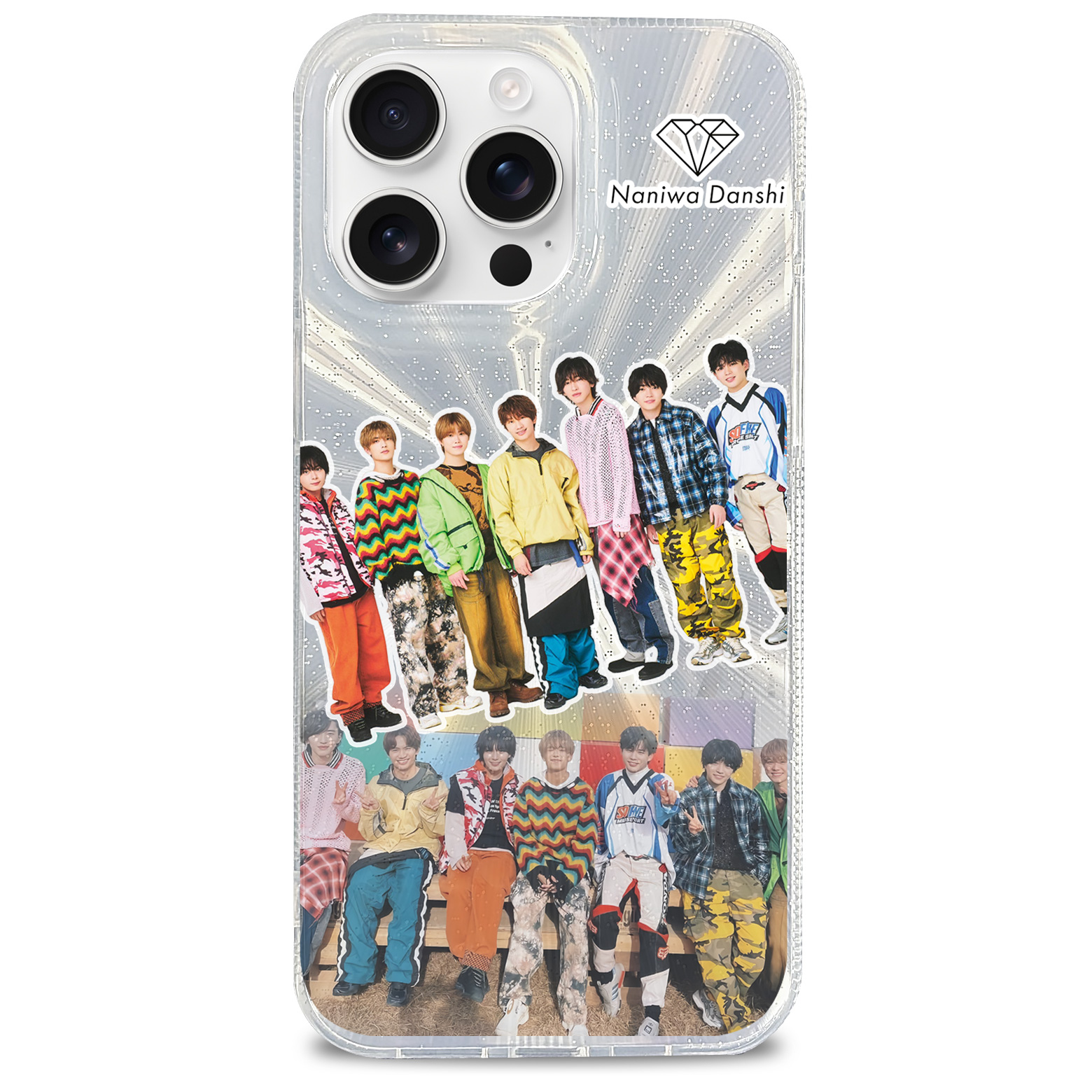 オーロラレーザーグラデーションスマートフォンケース【なにわ男子/Doki it】