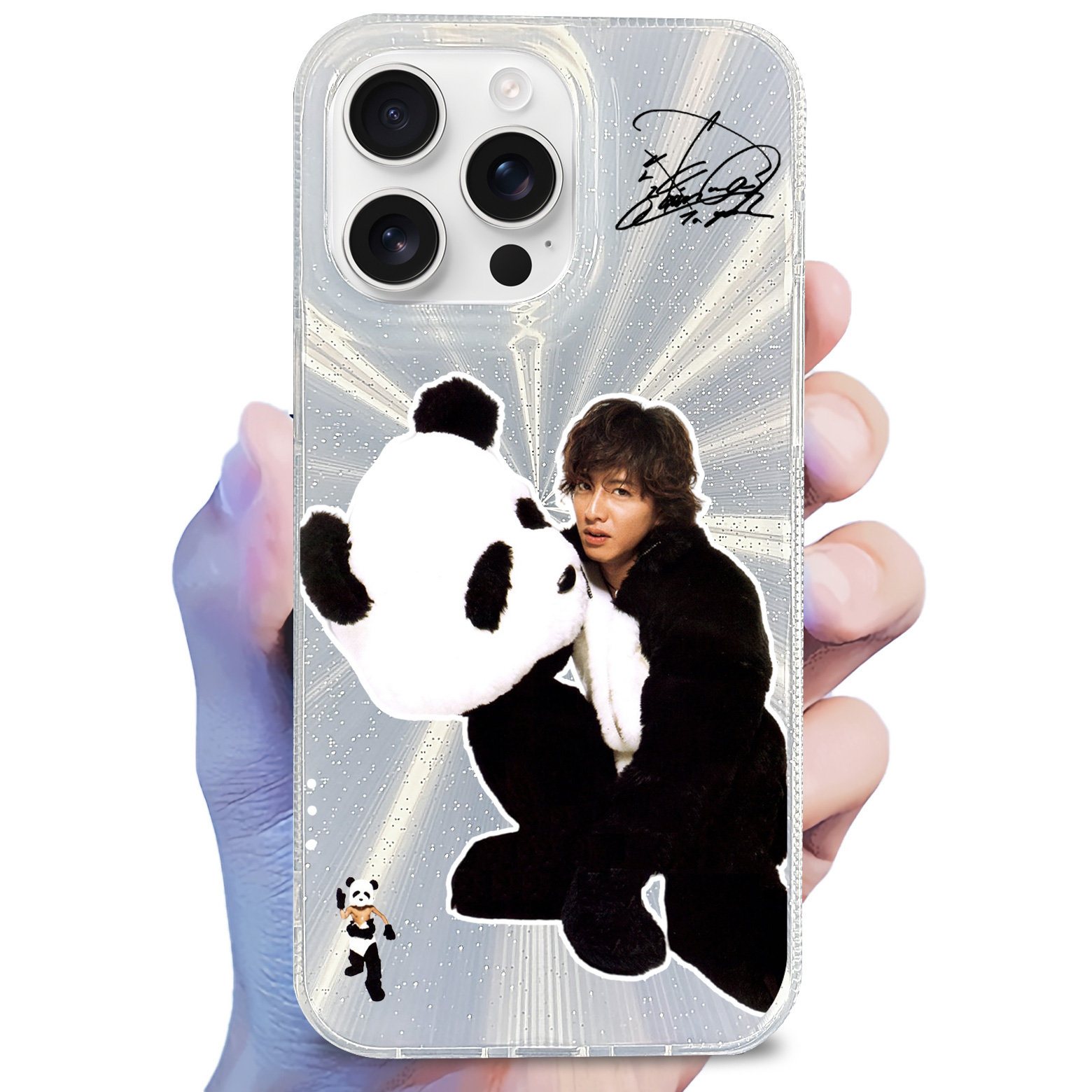 オーロラレーザーグラデーションスマートフォンケース【木村拓哉きむらたくや】