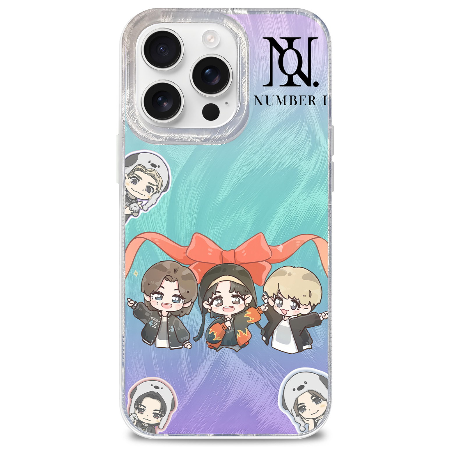 フェザーテクスチャーレーザーグラデーションスマートフォンケース【Number_i/HIRAKEGOMA】
