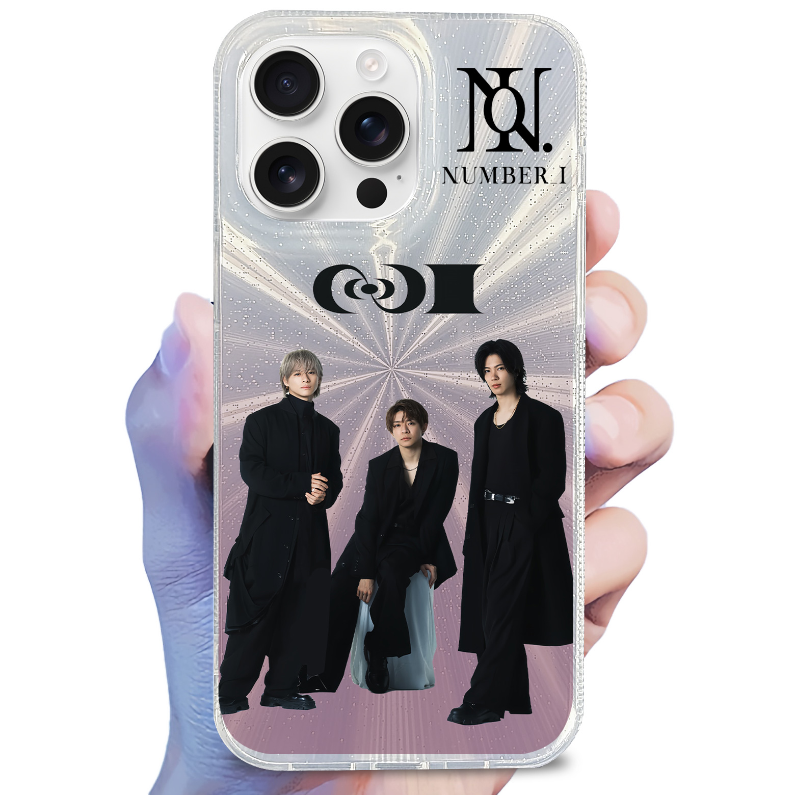 オーロラレーザーグラデーションスマートフォンケース【Number_i/HIRAKEGOMA】