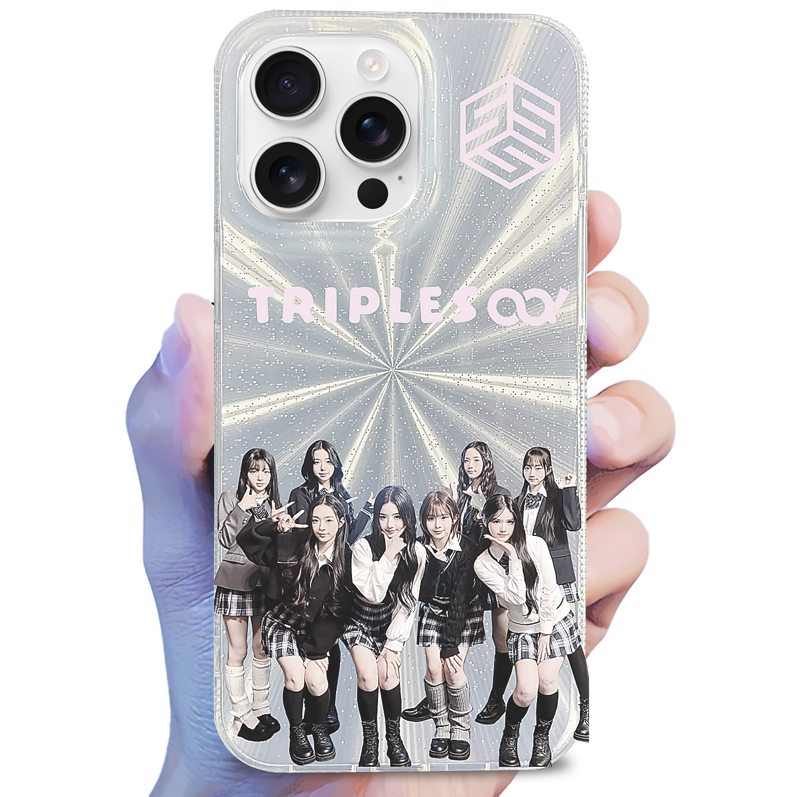 オーロラレーザーグラデーションスマートフォンケース【tripleS ∞!/アンタイトル】