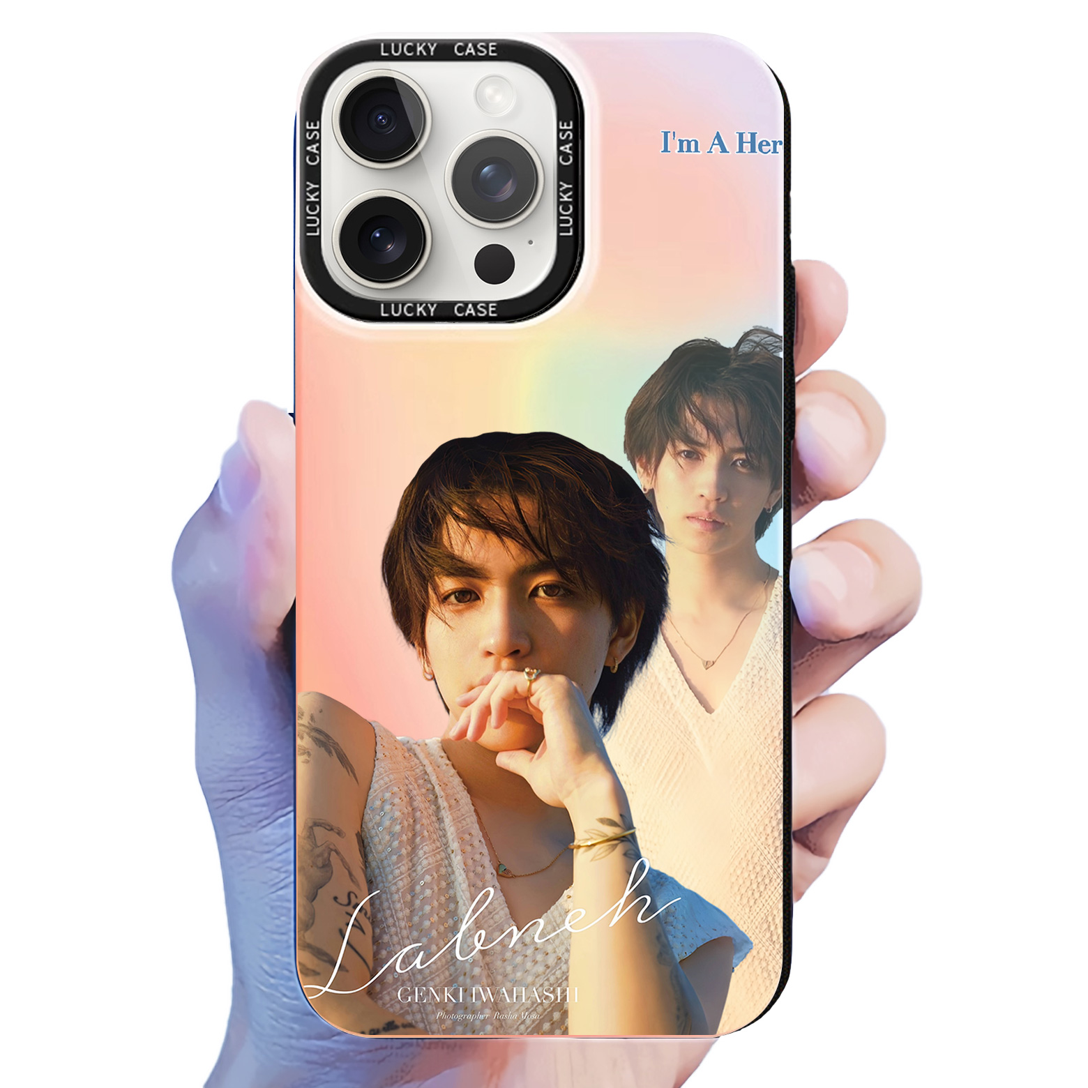 レーザーグラデーションスマートフォンケース【岩橋玄樹/I’m A Hero】