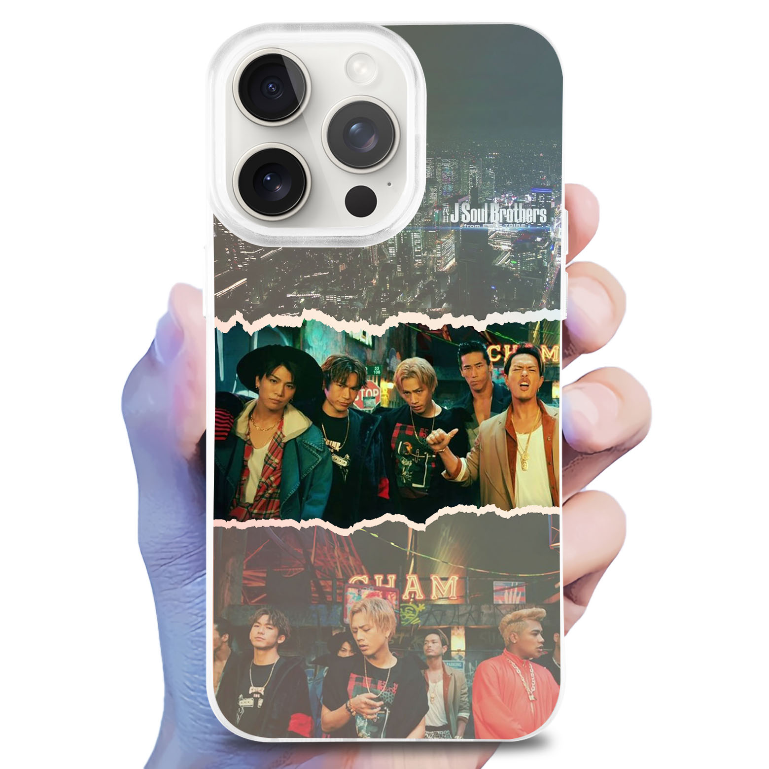 レーザーグラデーションスマートフォンケース-【三代目J Soul Brothers/ICE BREAKER】-YITOTO™推し活がもっと楽しくなる