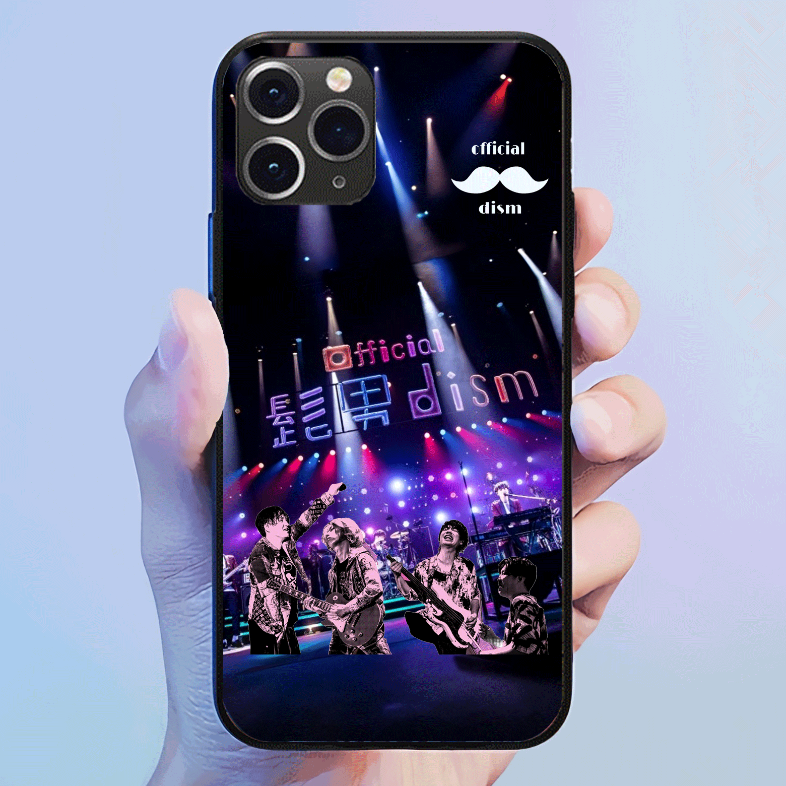 発光するスマートフォンケース 【Official髭男dism/50%】